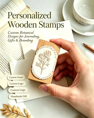 Personalized Wooden Stamps: Add Unique Handmade Charm to Your Crafts, Gifts & Branding