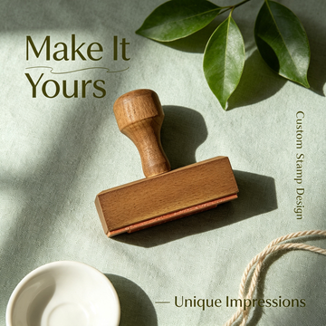 Custom Wooden Rubber Stamps – Add Timeless Personal Touch to Every Creation