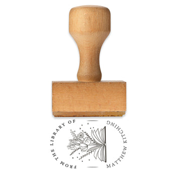 Custom Wood Rubber Stamp