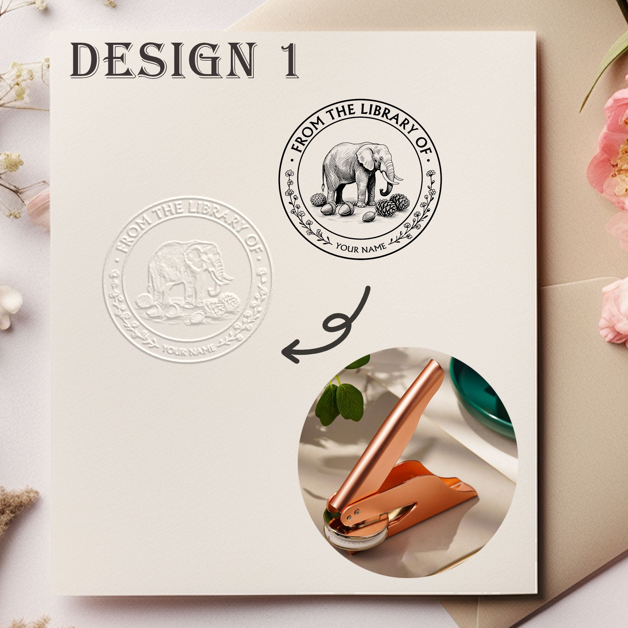 Custom Elegant Paper Embosser