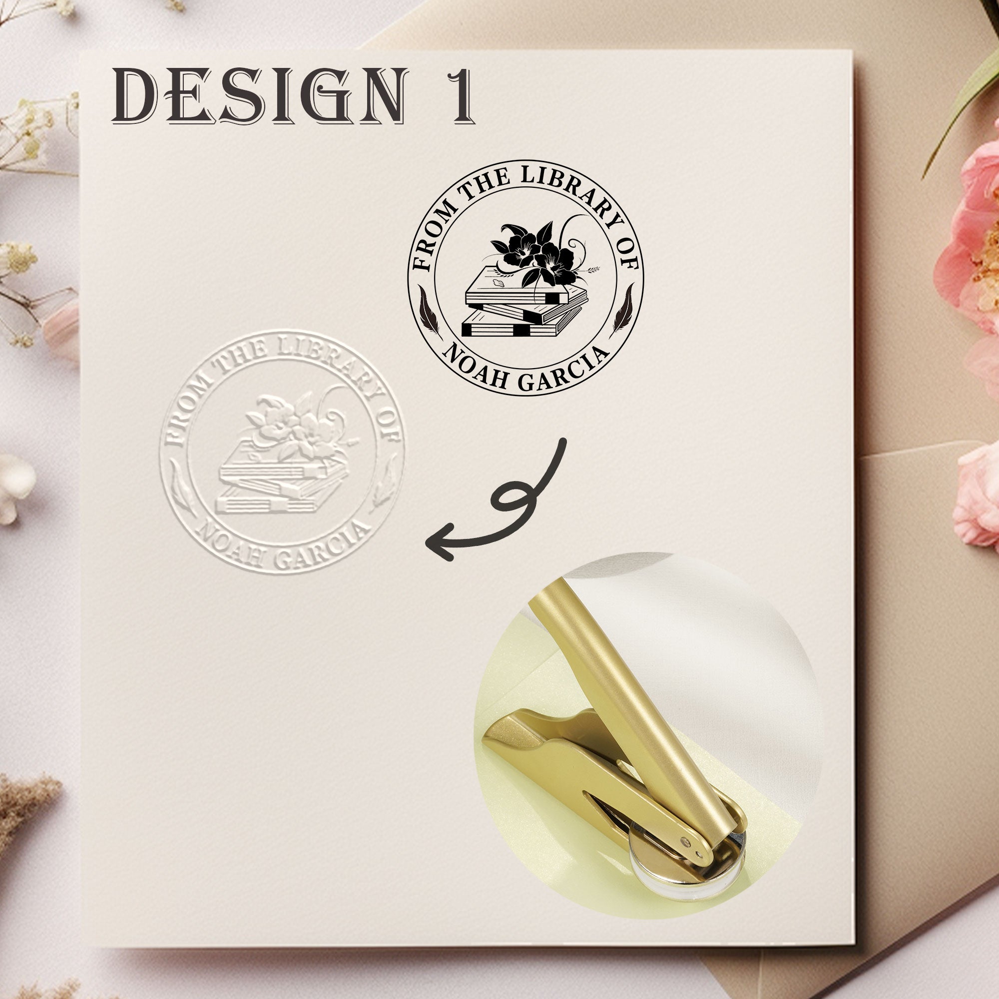 Custom Vintage Invite Embosser