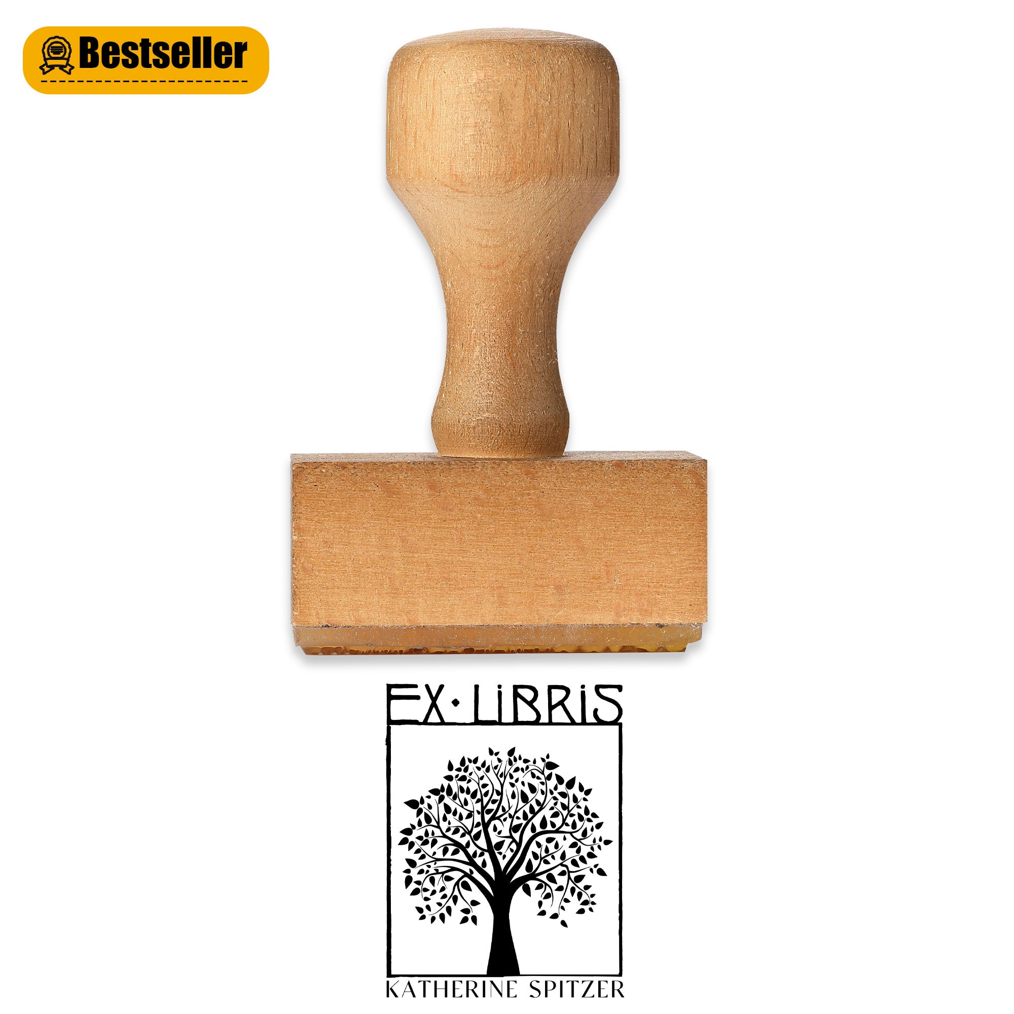 Customized Art Bookplate Stamp