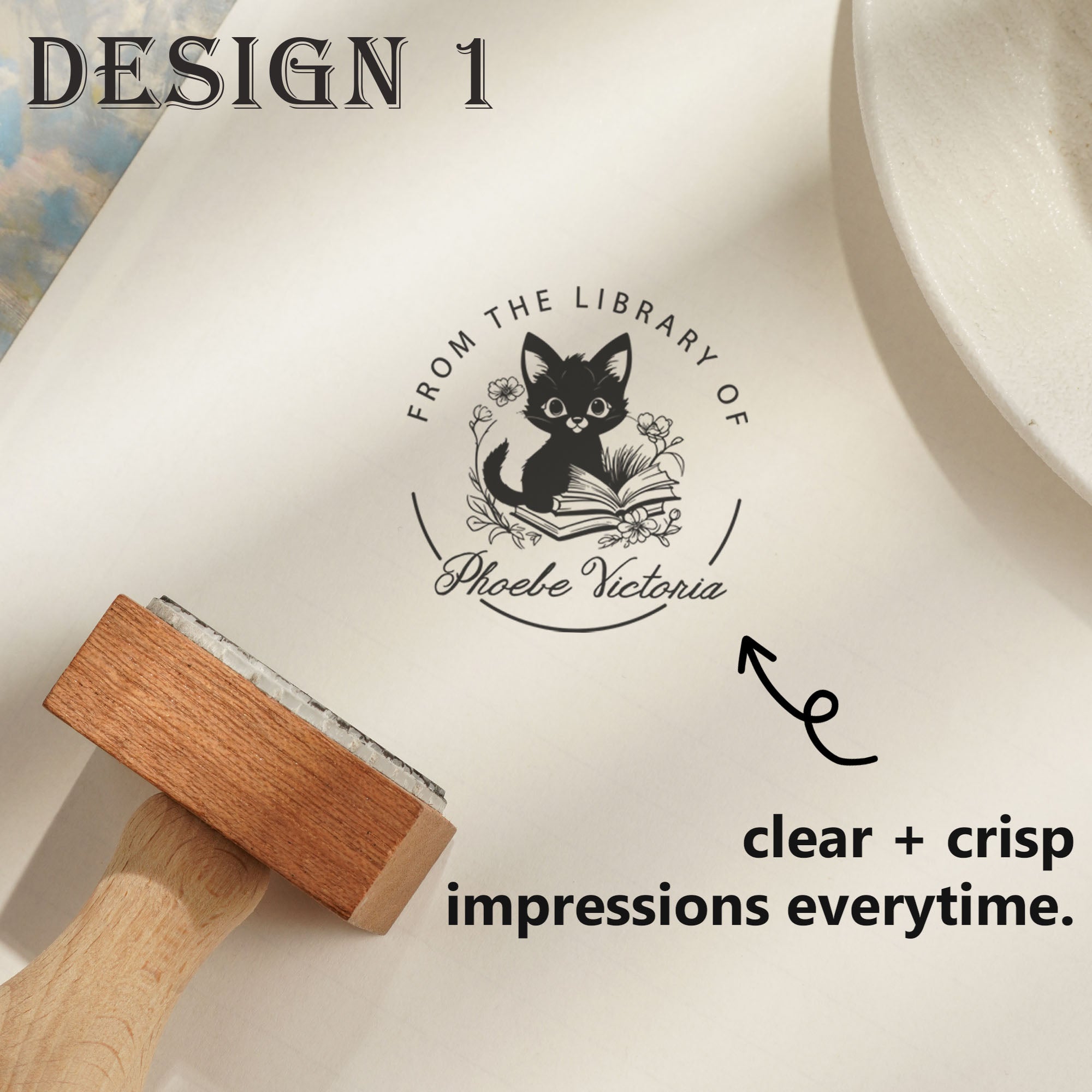 Premium Retro Rubber Stamp