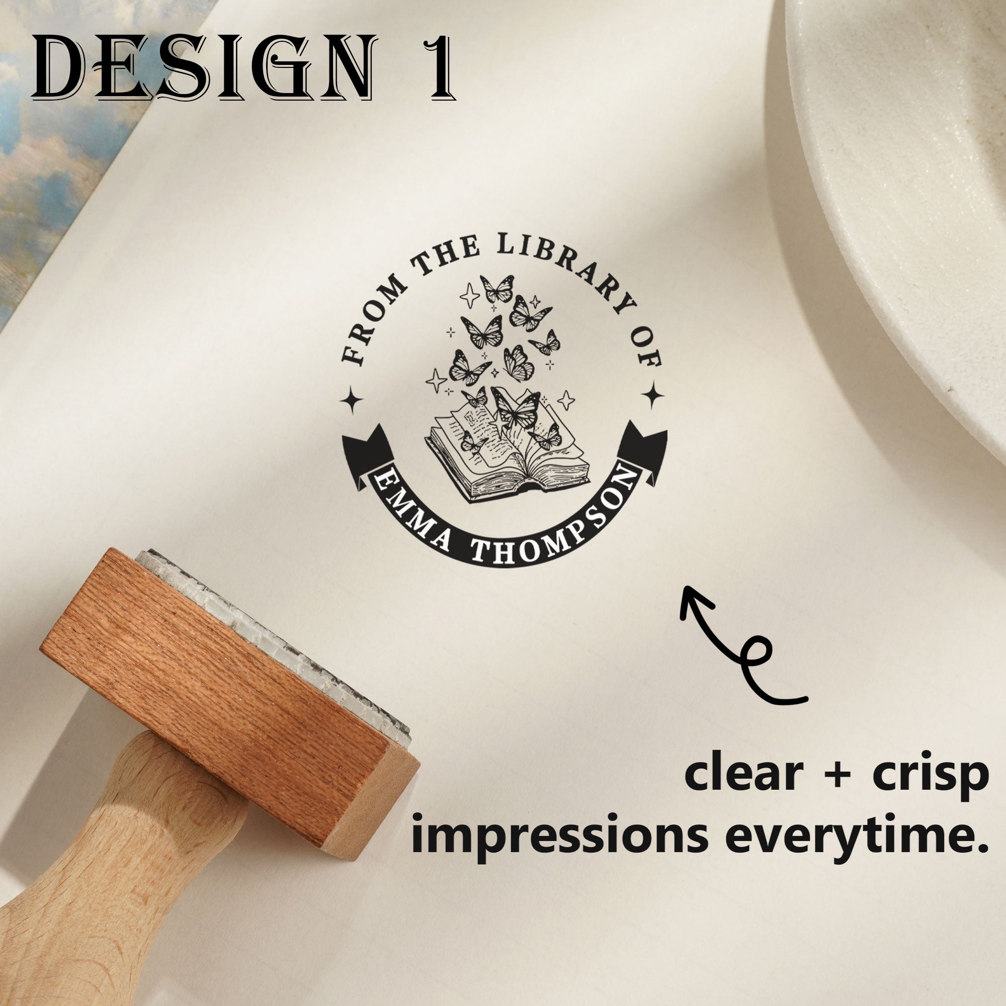 Custom DIY Craft Wood Stamp