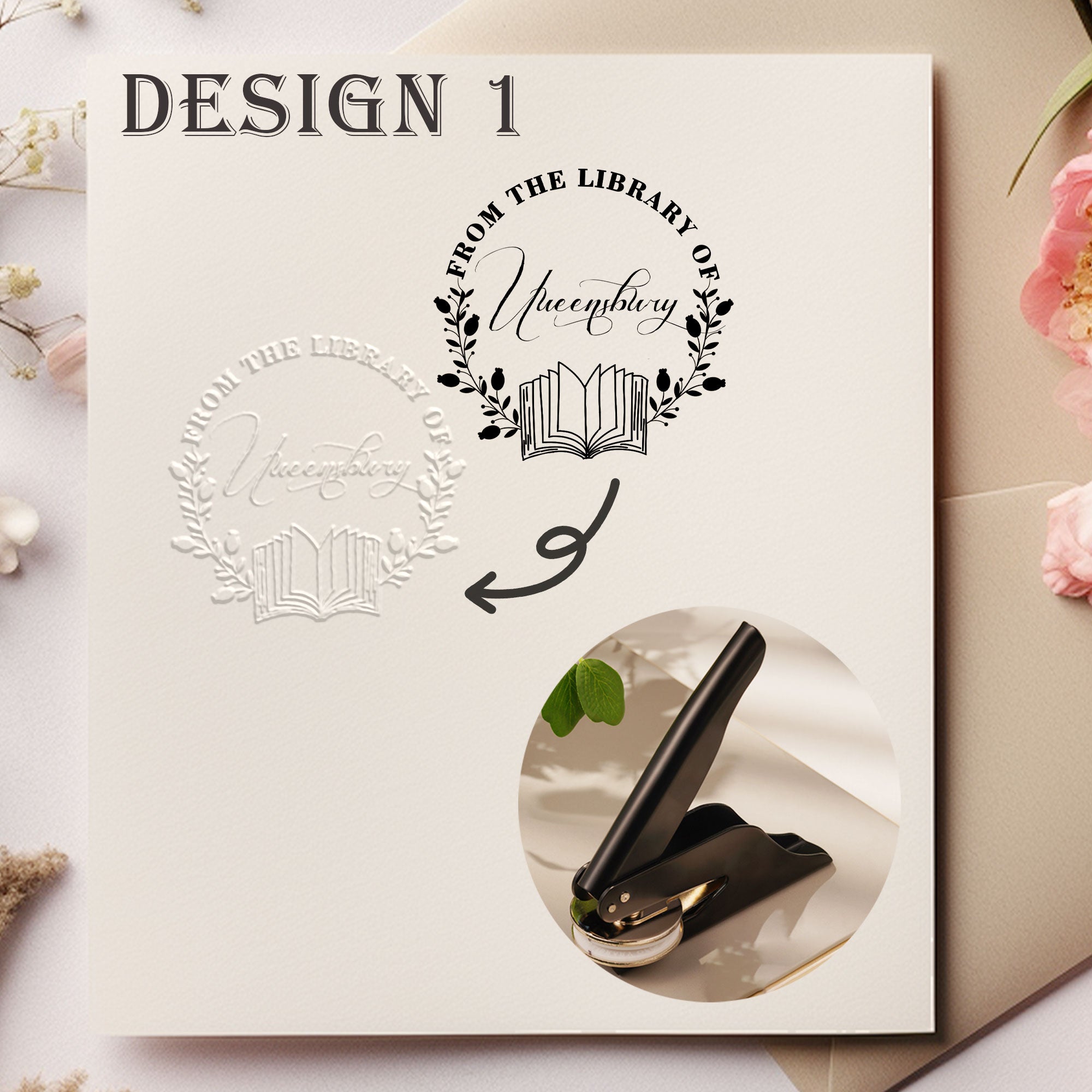 Custom Literary Book Embosser