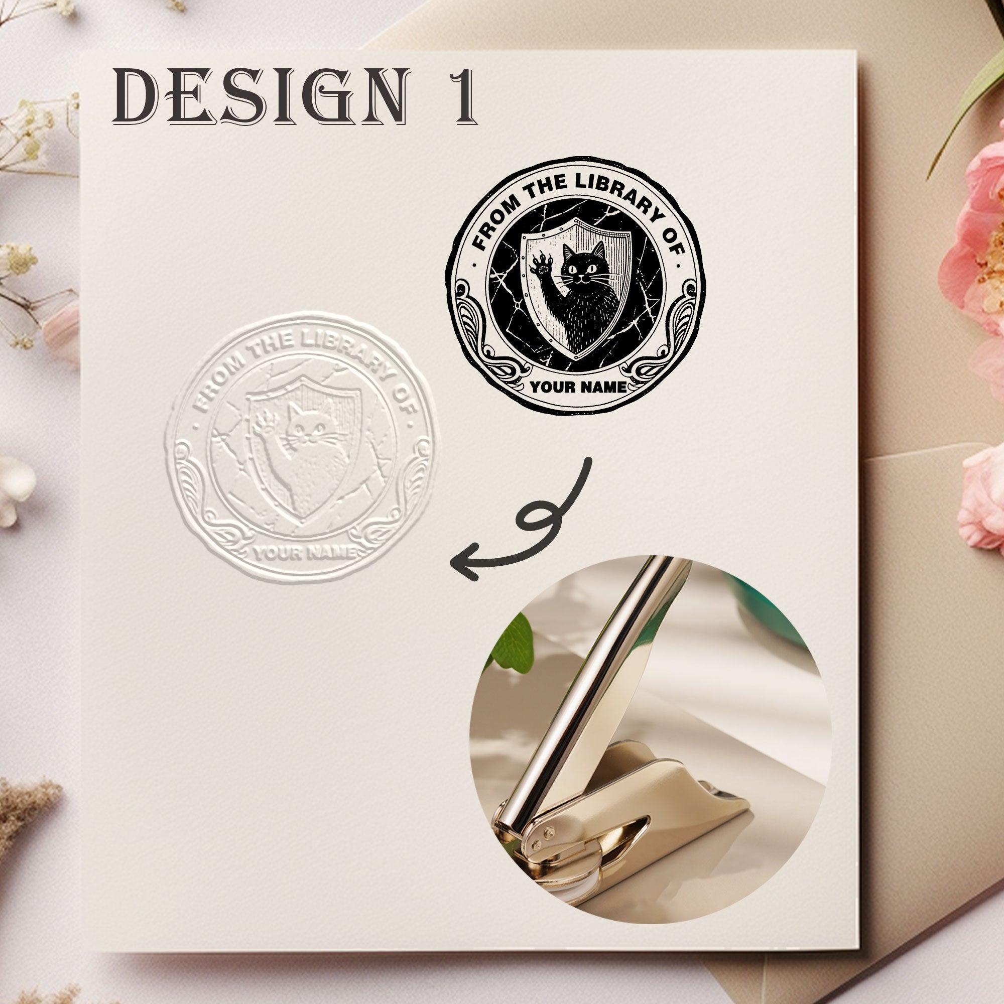 Custom Library Book Embosser