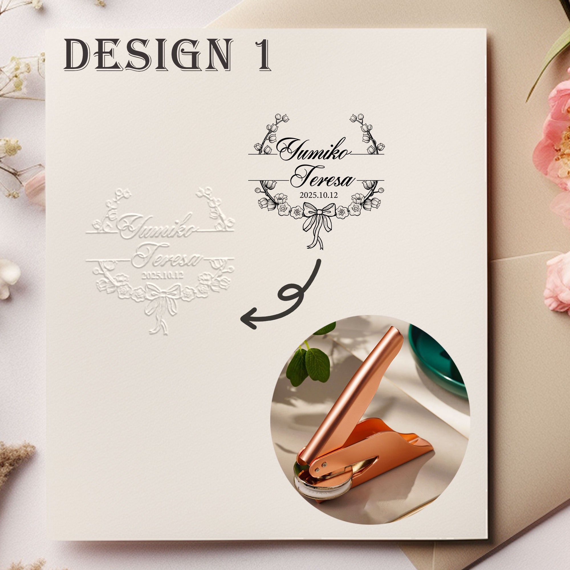 Custom Wedding Favor Embosser