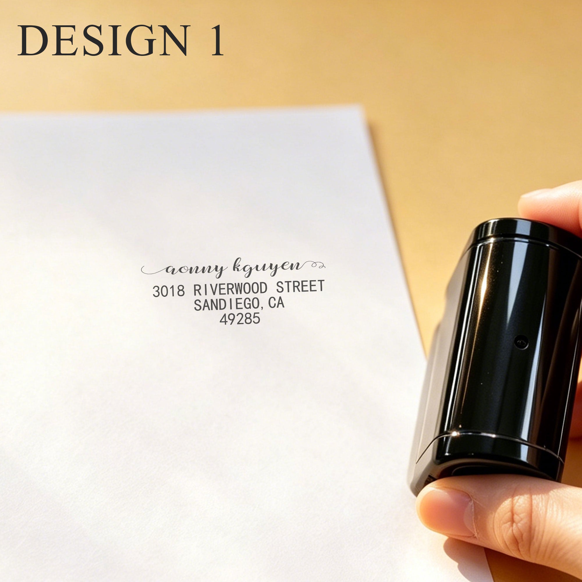Personalized Return Address Stamp