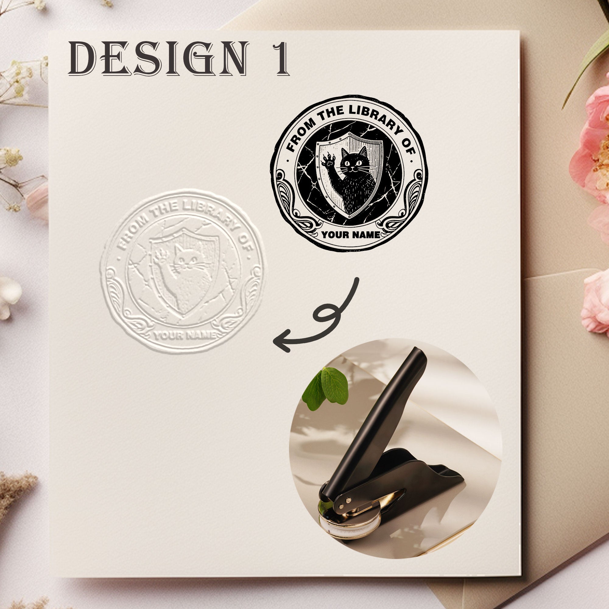 Custom Library Book Embosser