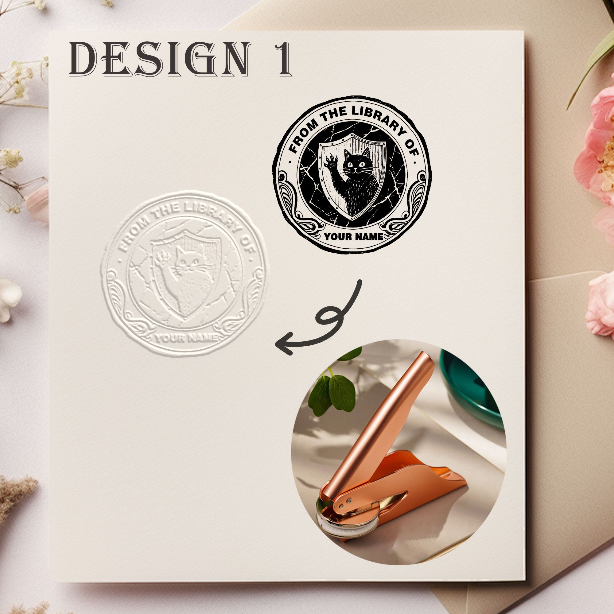 Custom Library Book Embosser