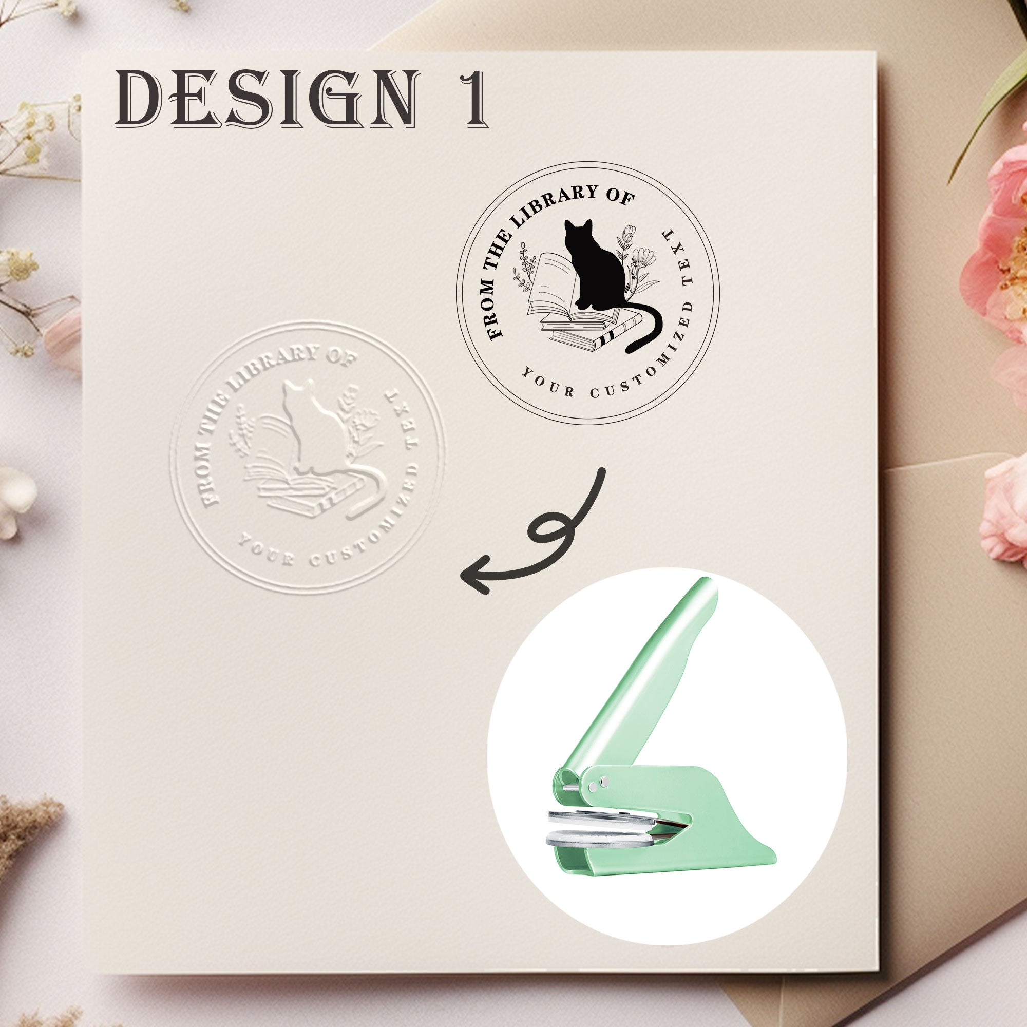 Custom Private Library Embosser