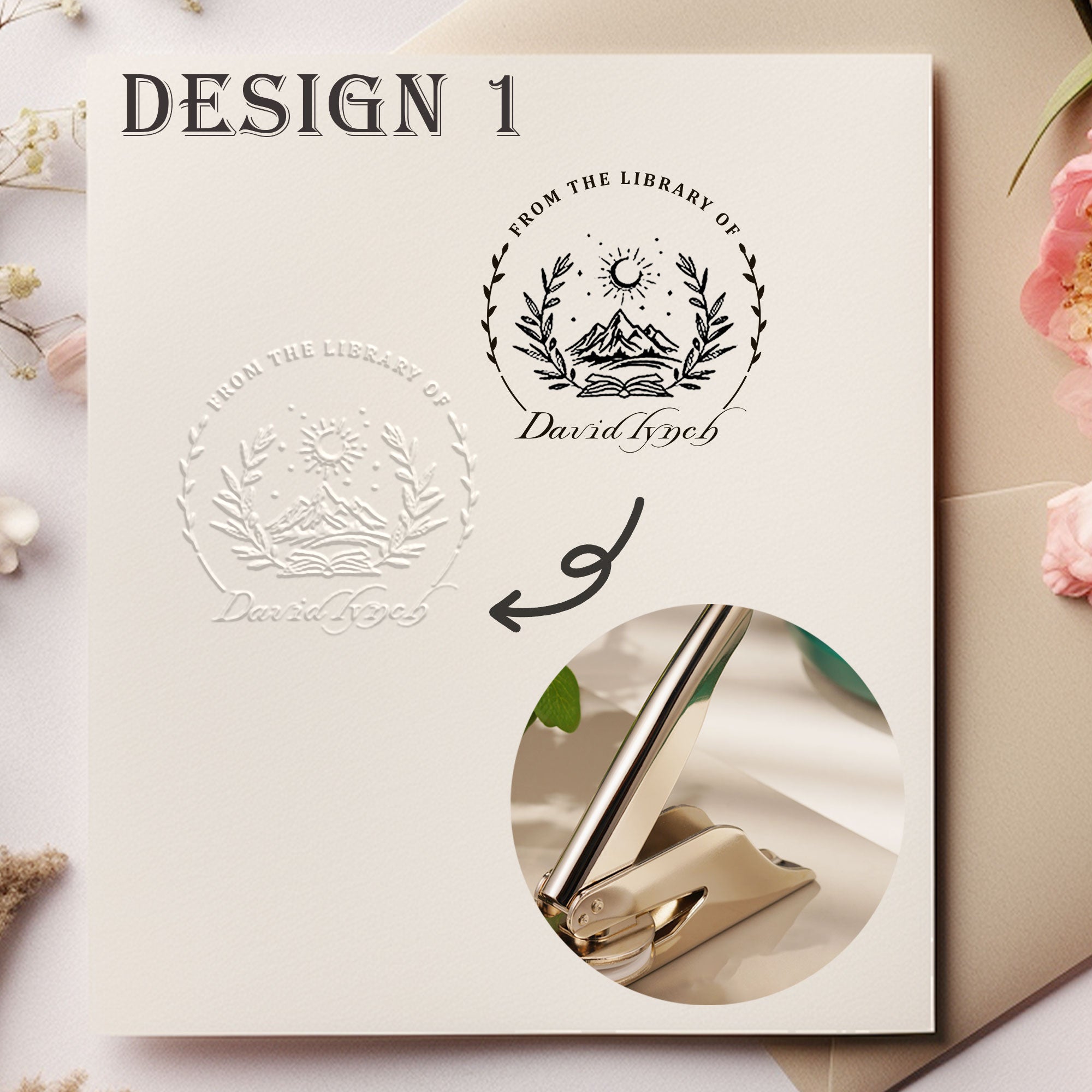 Custom Author Book Embosser