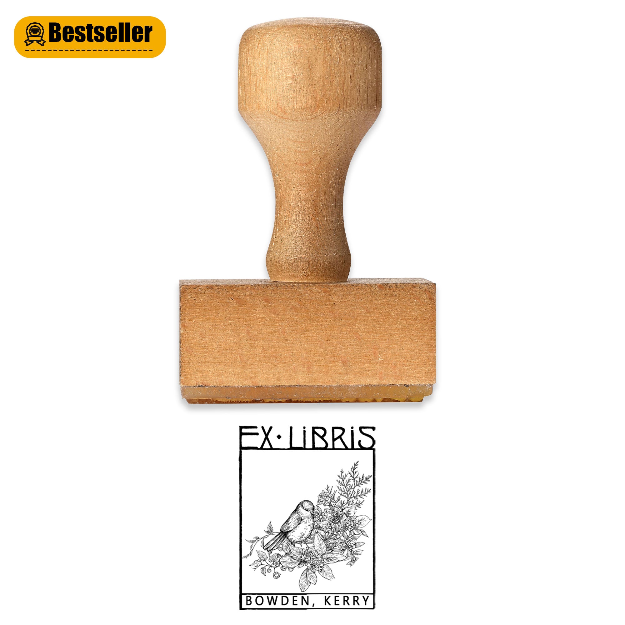 Customized Simple Bookplate Stamp