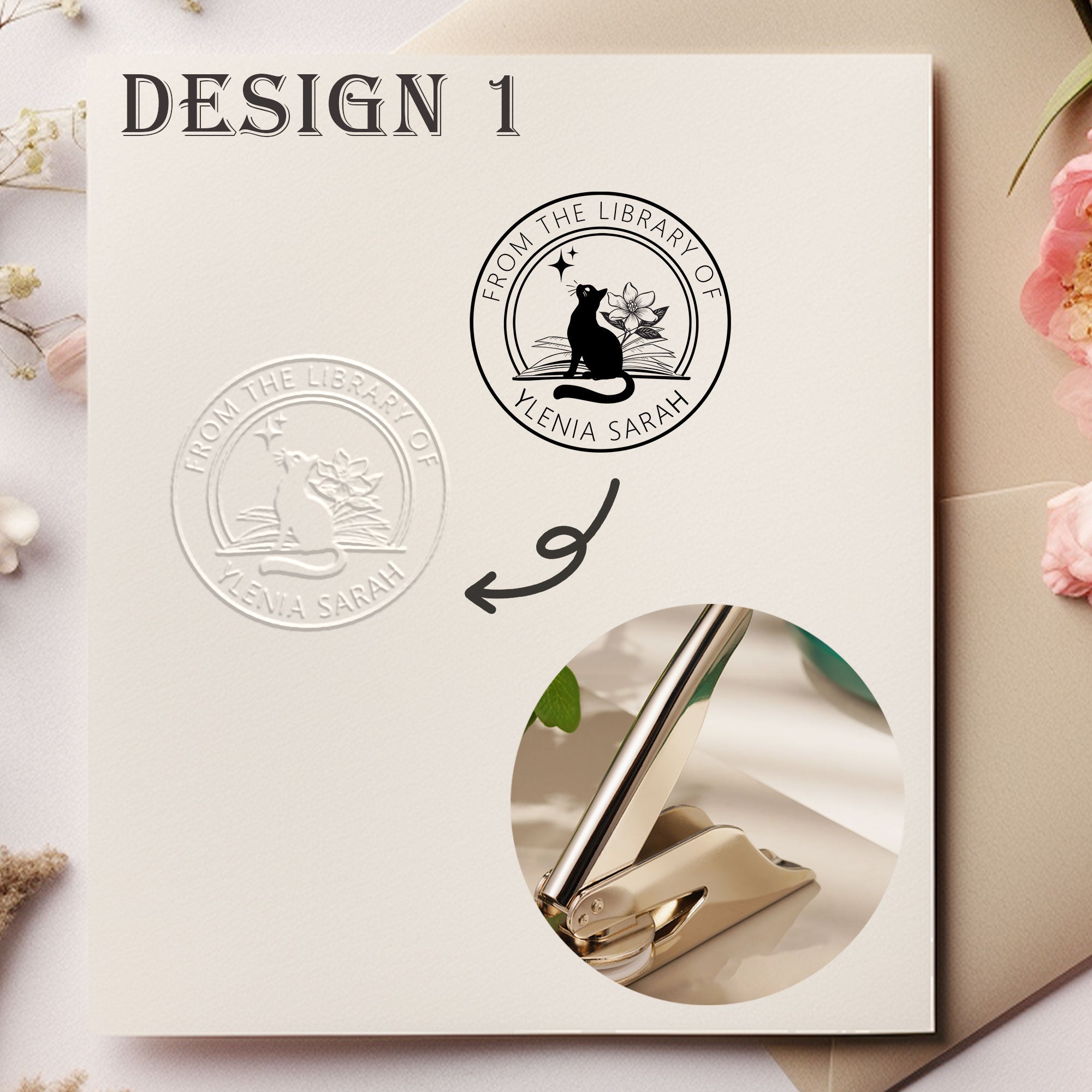 Custom Library Book Embosser