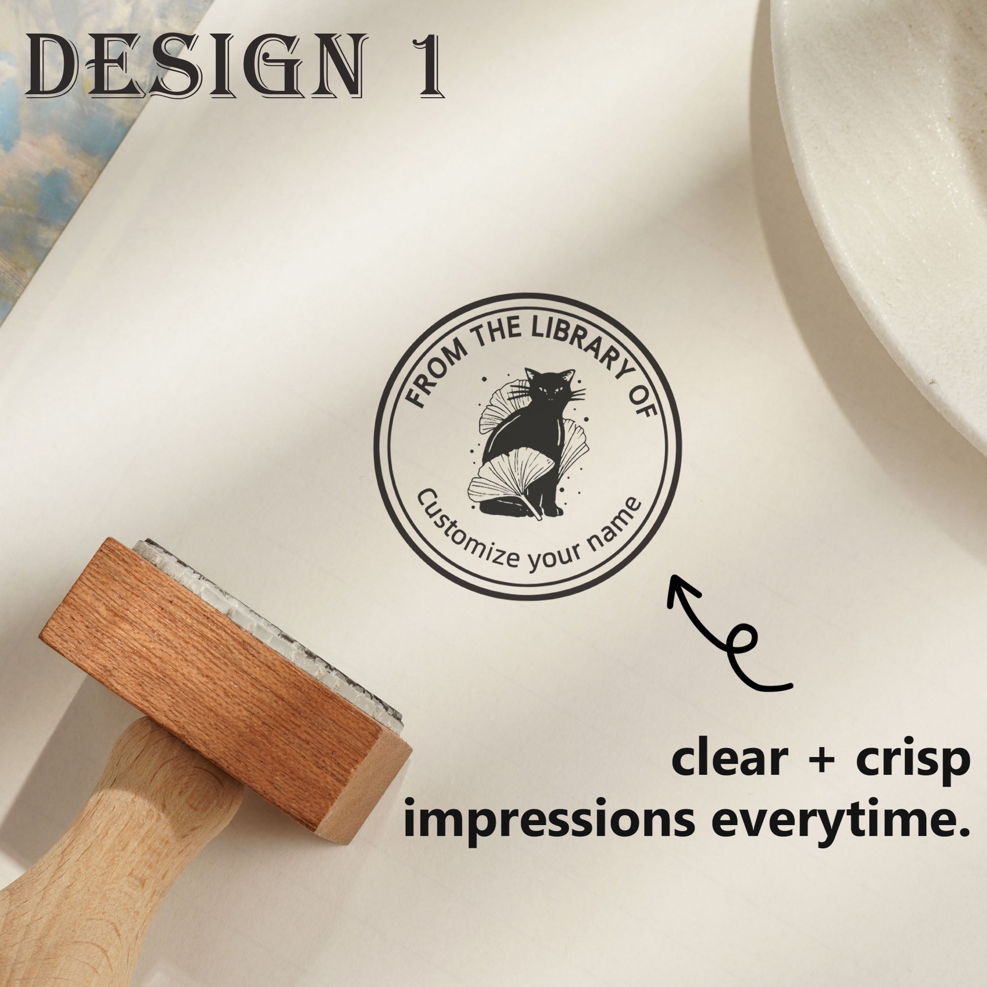 Custom Retro Decor Stamp