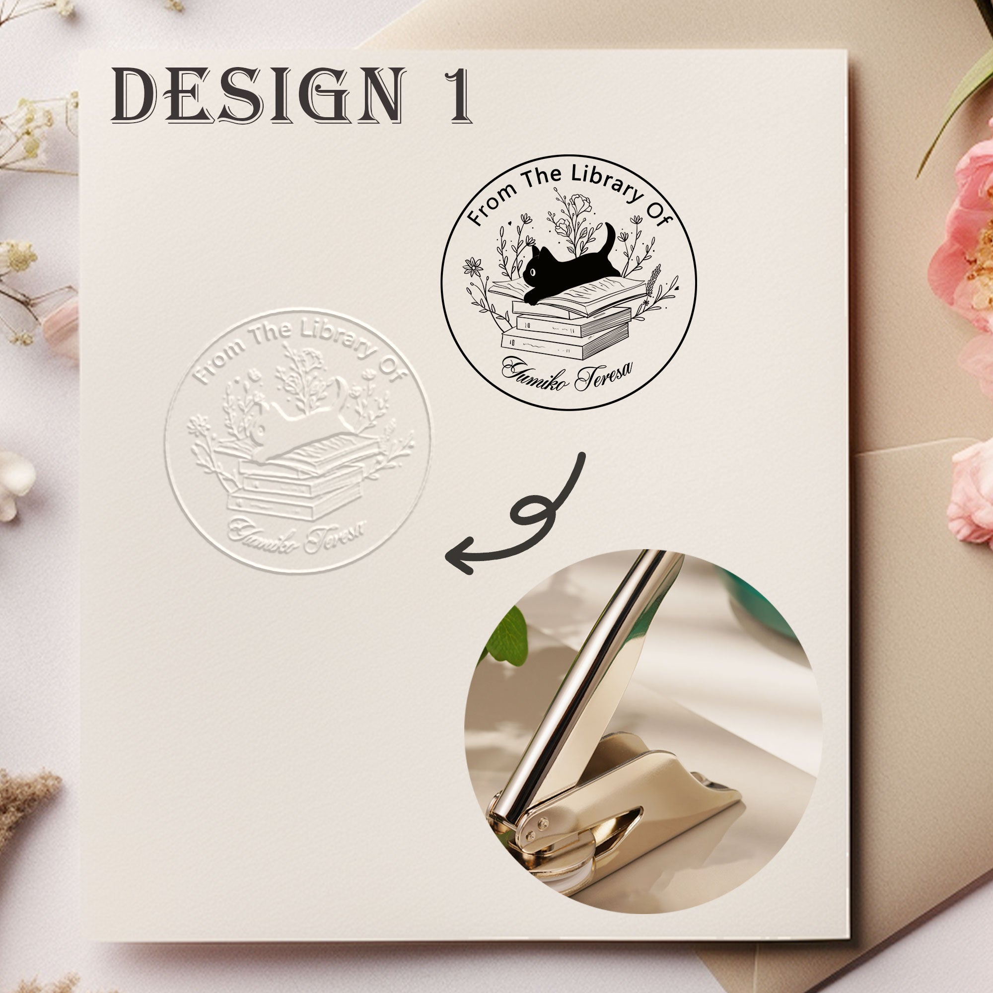 Custom Literary Book Embosser