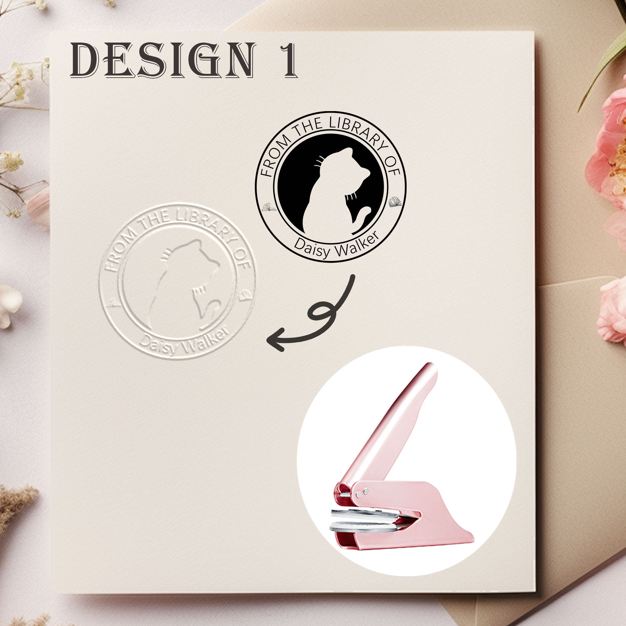 Custom Modern Book Embosser