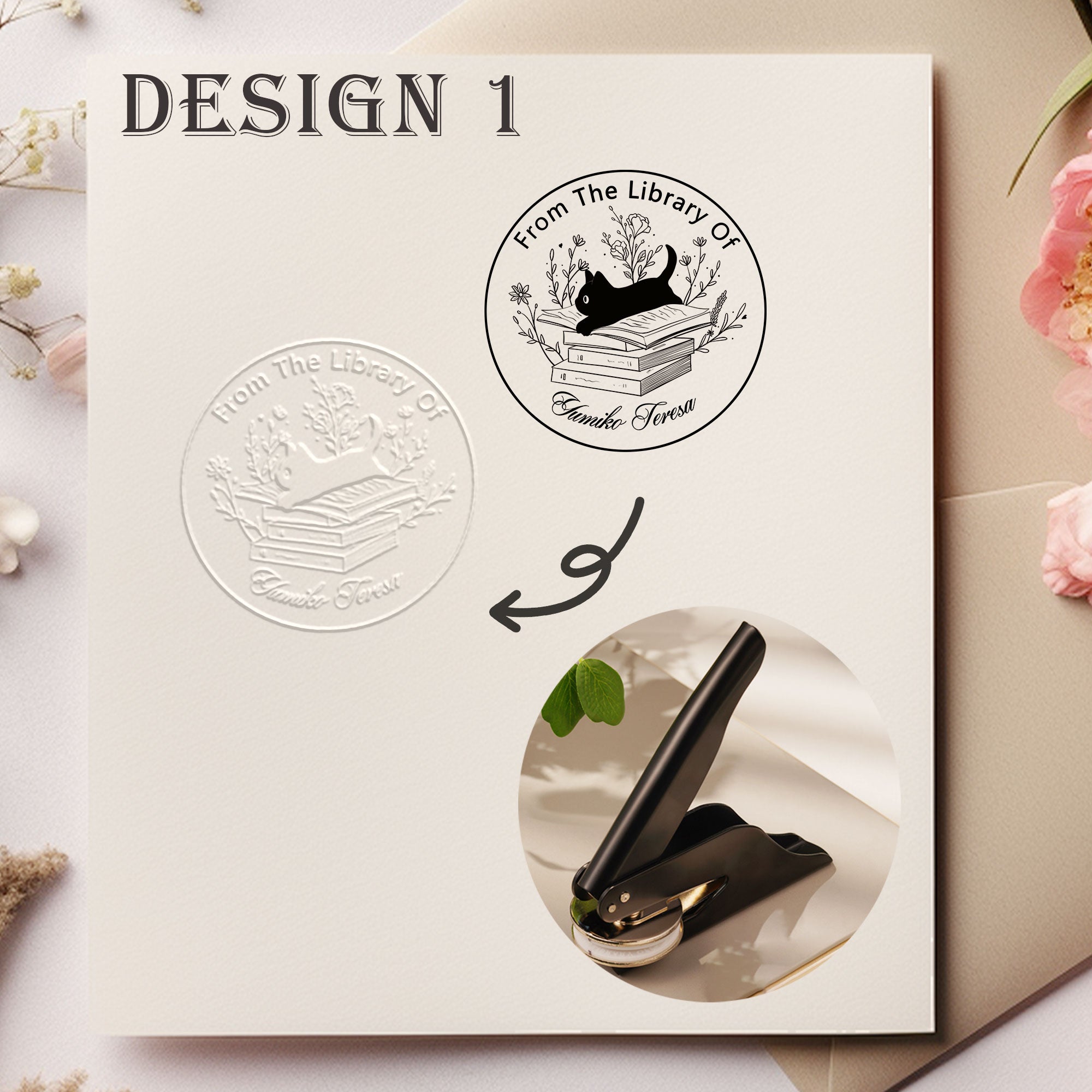 Custom Literary Book Embosser