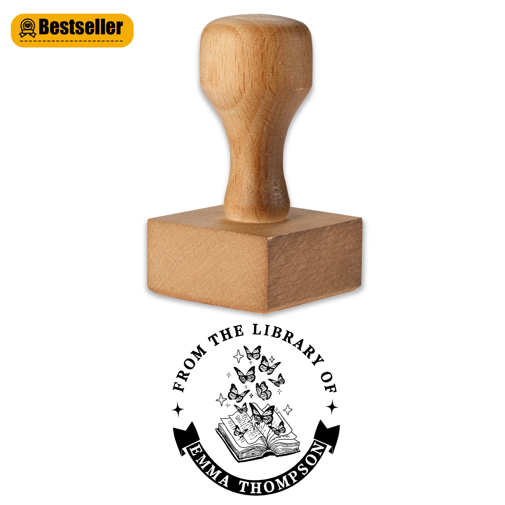Custom DIY Craft Wood Stamp