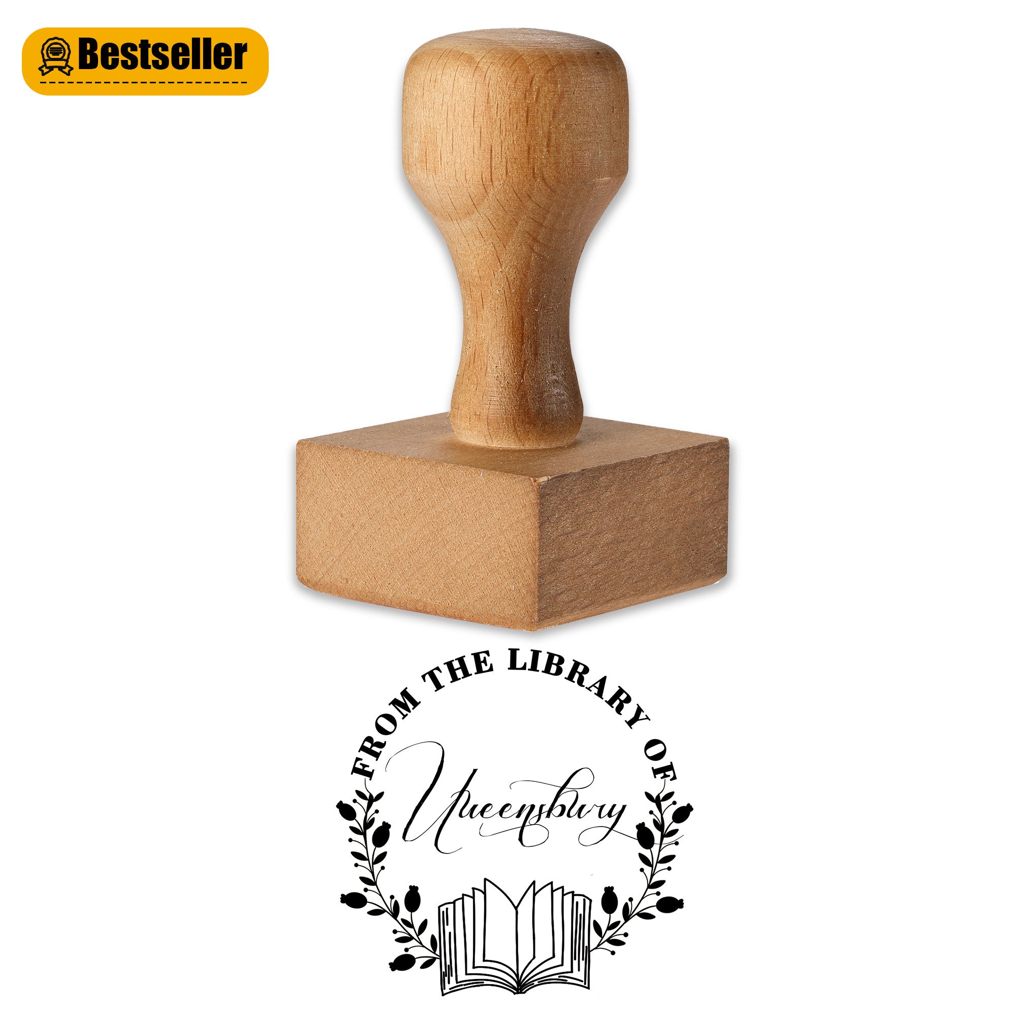 Custom Wood Stamp for Personalization