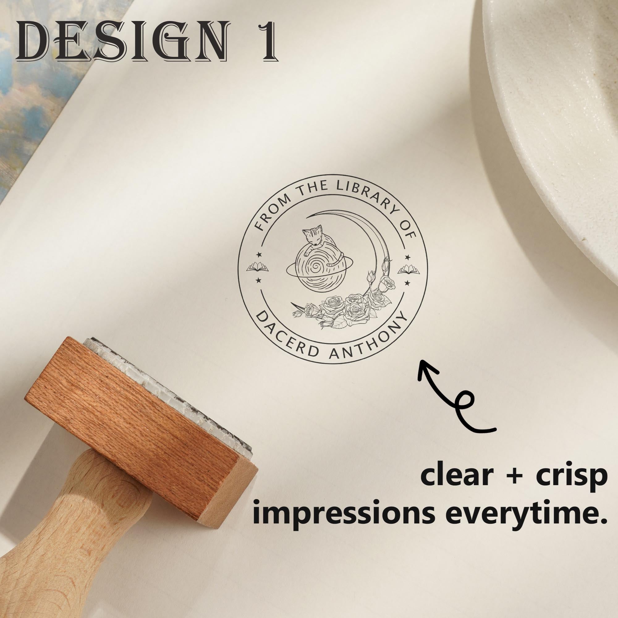 Bespoke Art Wood Stamp