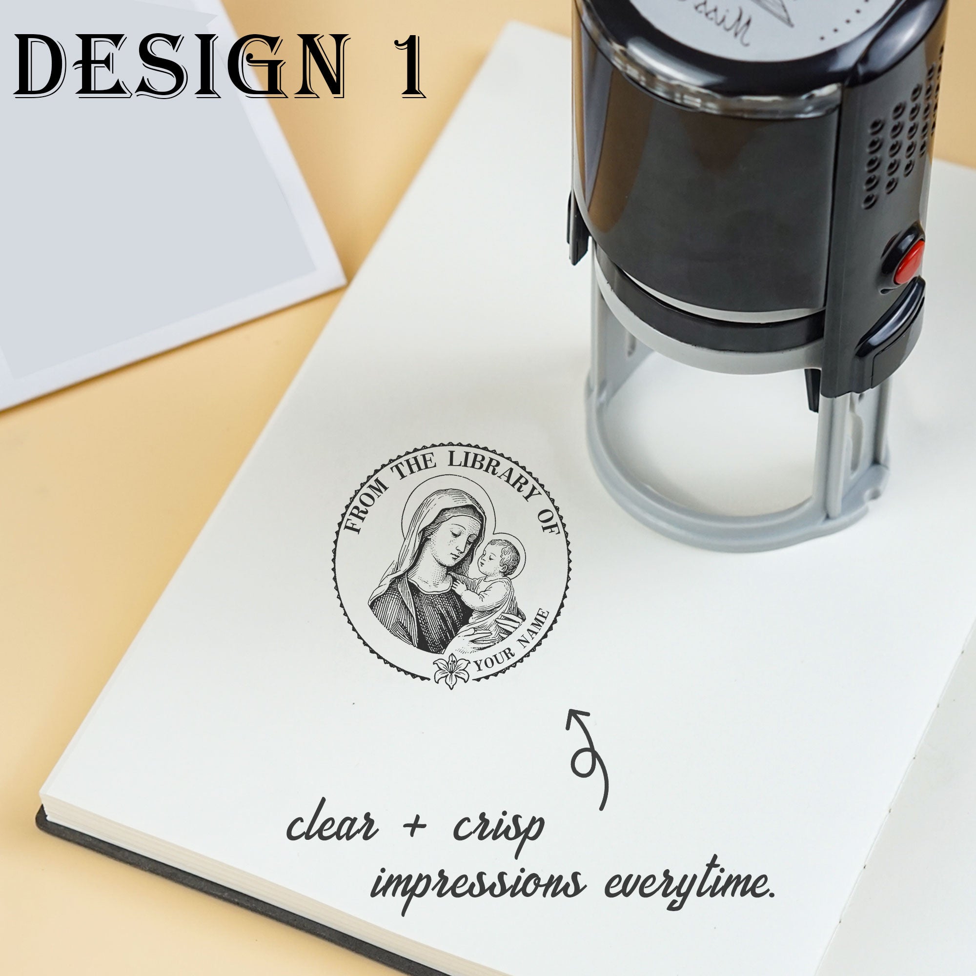Artistic Self‑inking Stamp