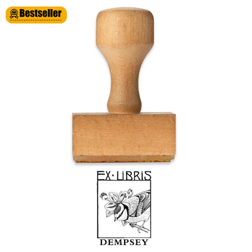 Customized Bookplate Wood Stamp