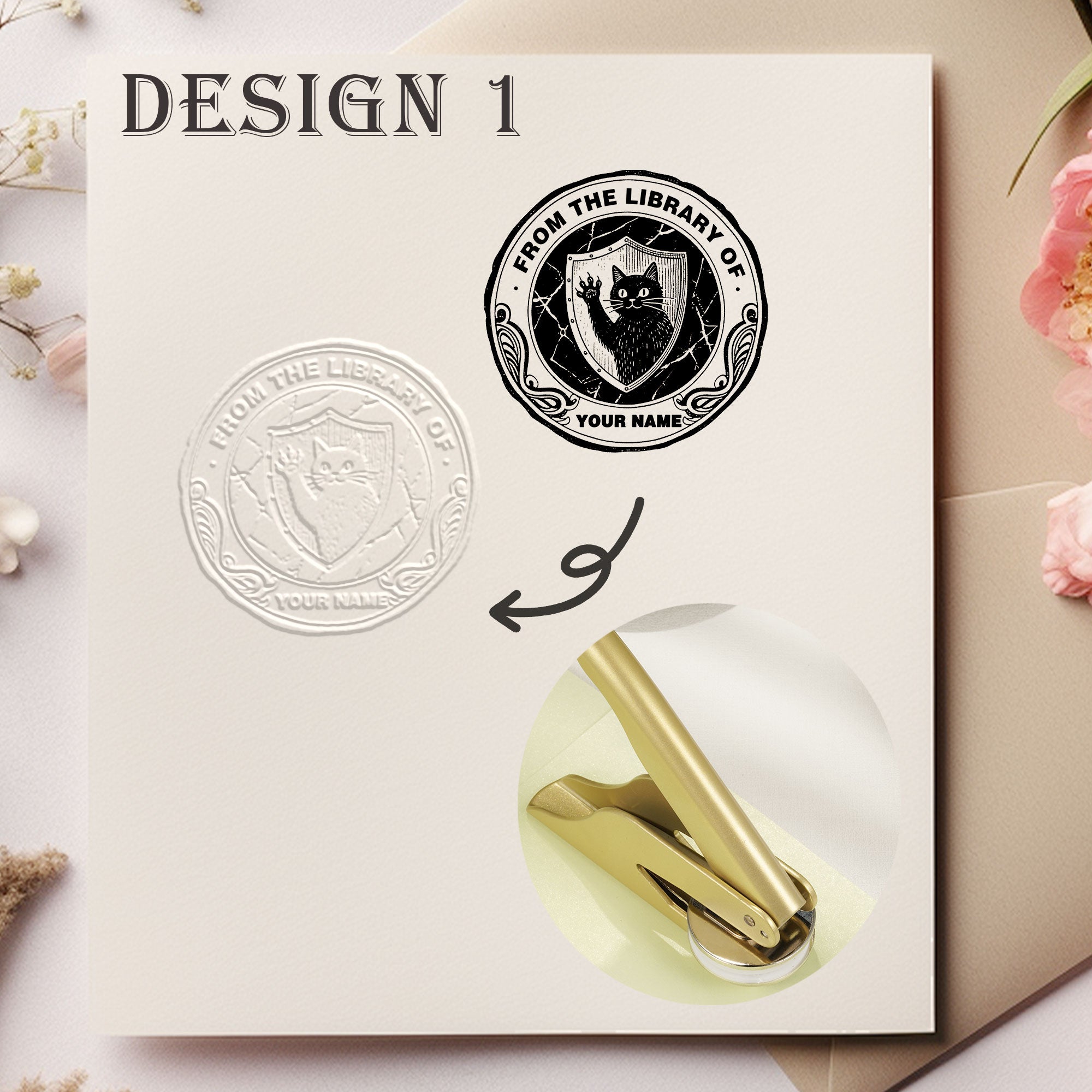 Custom Library Book Embosser