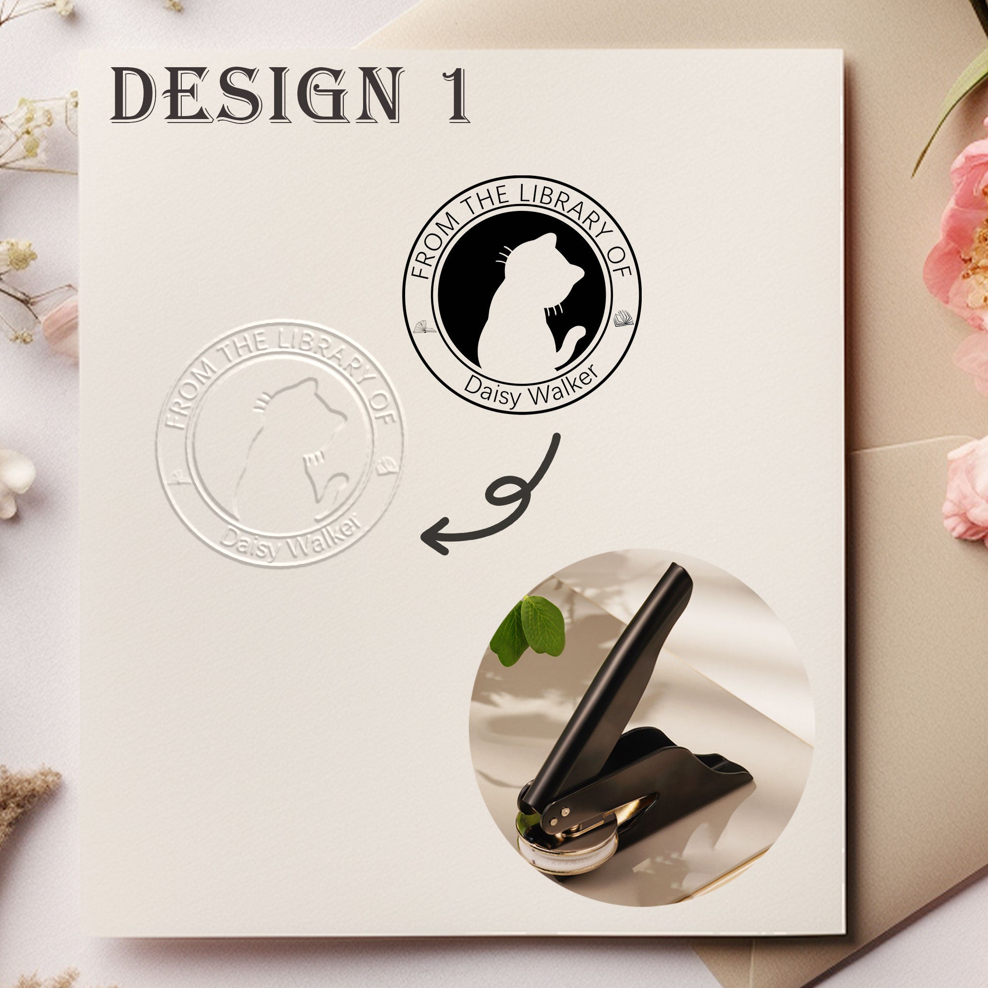 Custom Modern Book Embosser