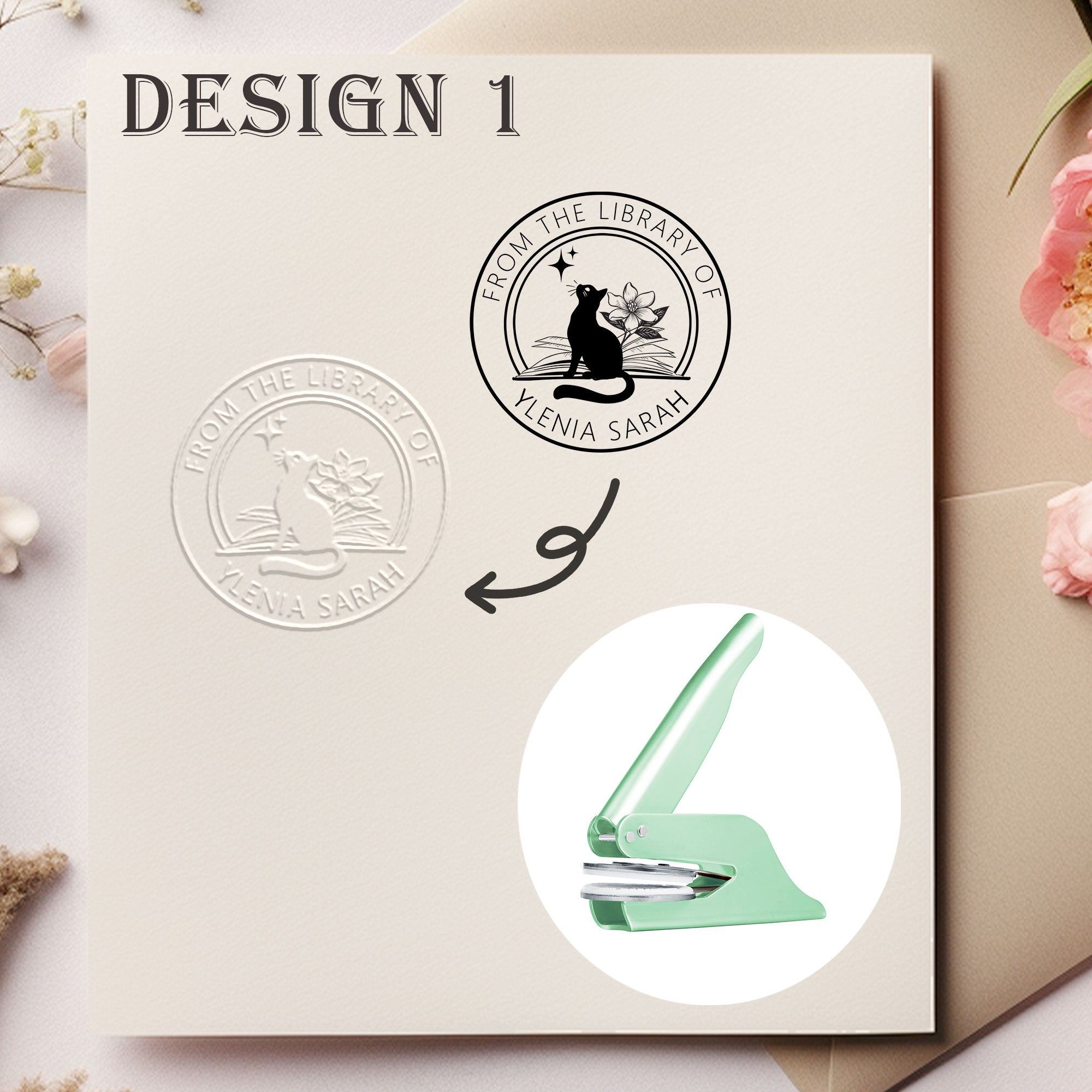 Custom Library Book Embosser