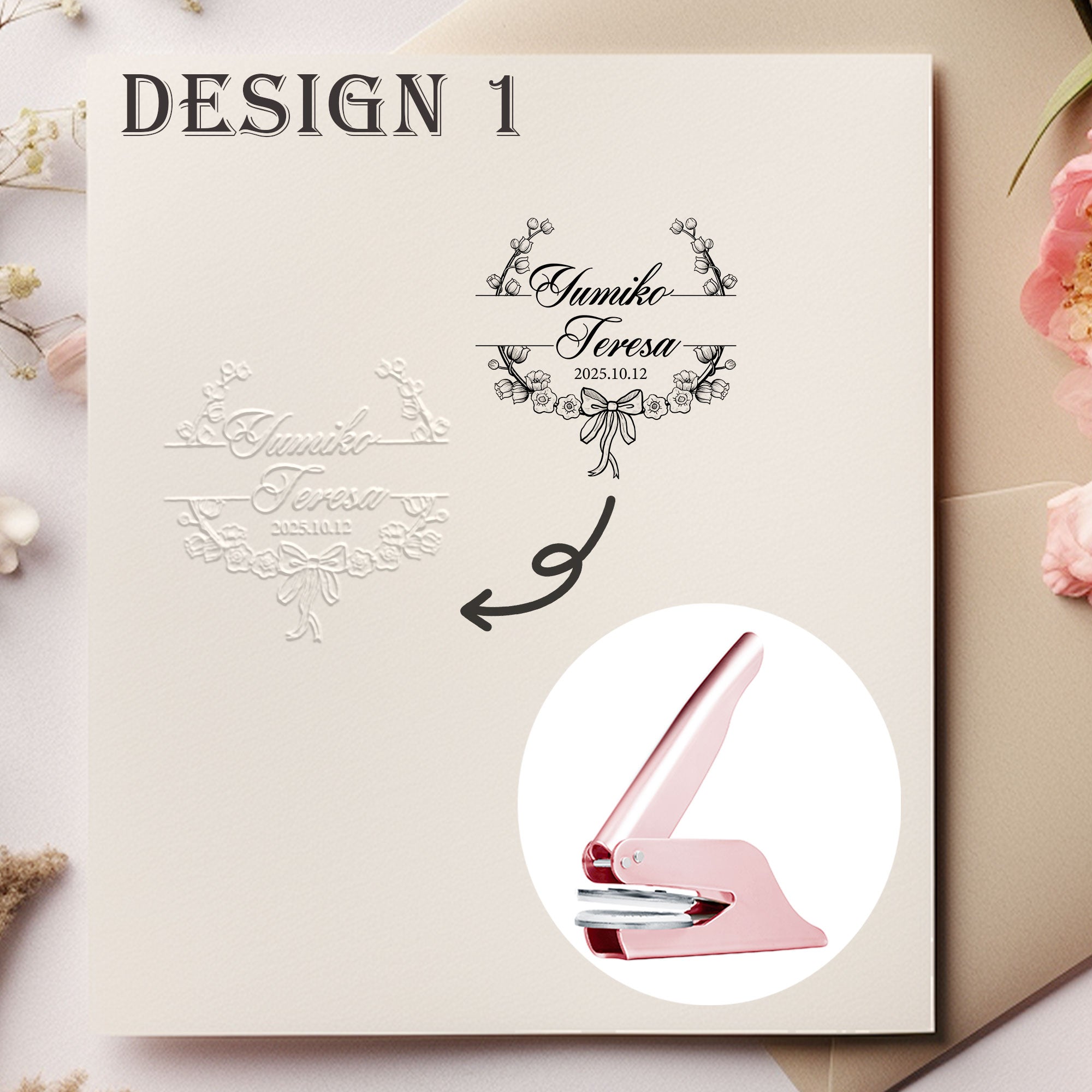 Custom Wedding Favor Embosser