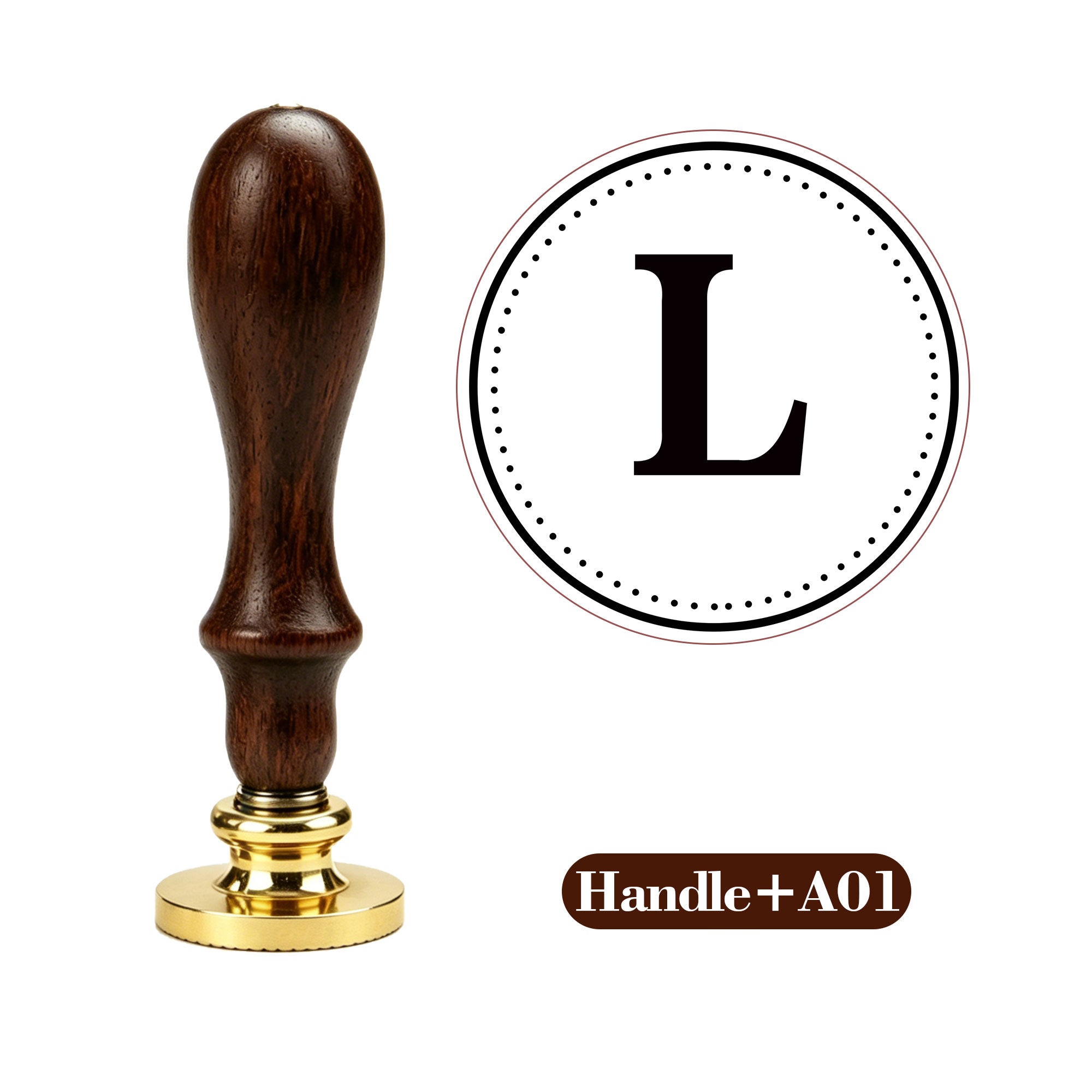Custom Wax Seal Stamp for Envelopes & Invitations
