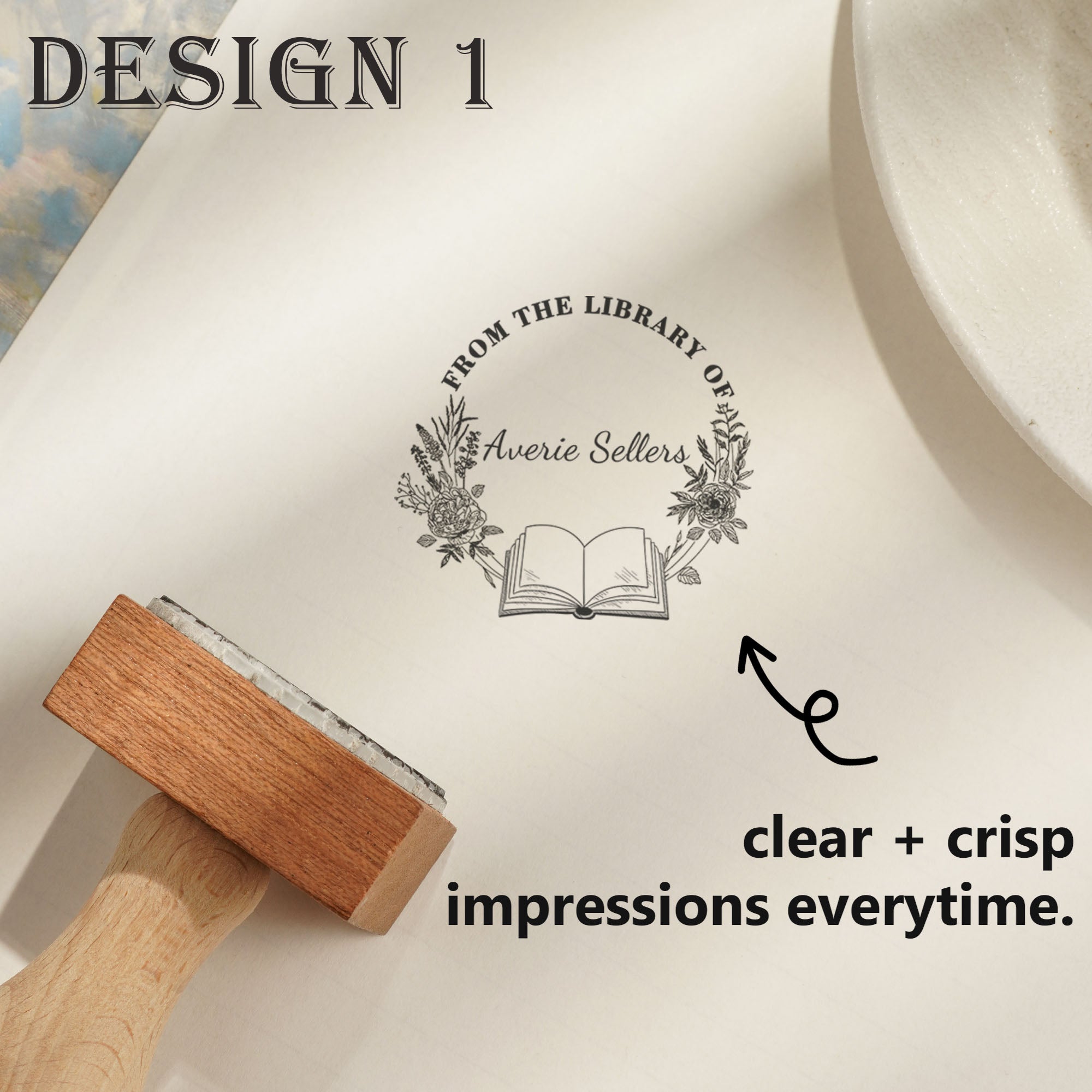 Handmade Decor Wood Stamp