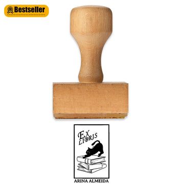Customized Elegant Bookplate Stamp
