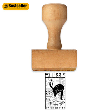 Customized Wooden Bookplate Stamp