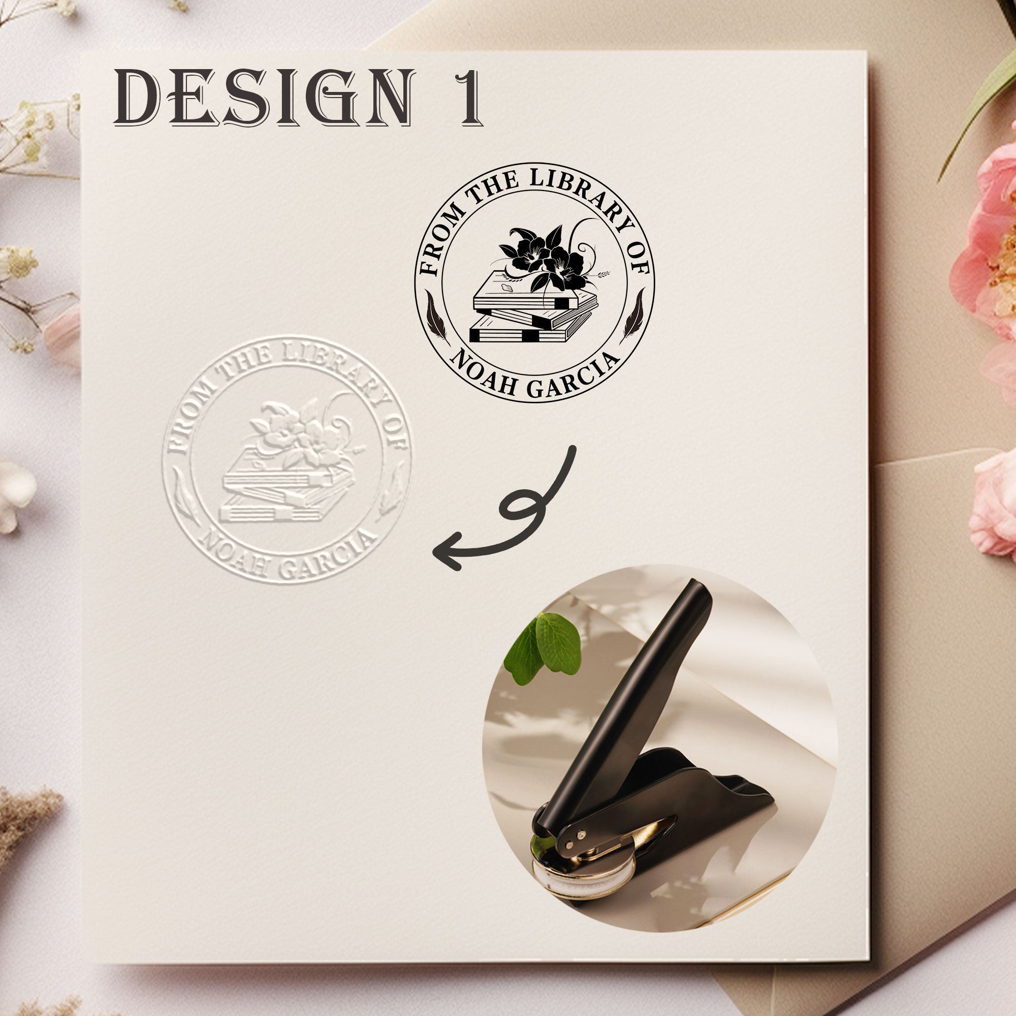 Custom Vintage Invite Embosser