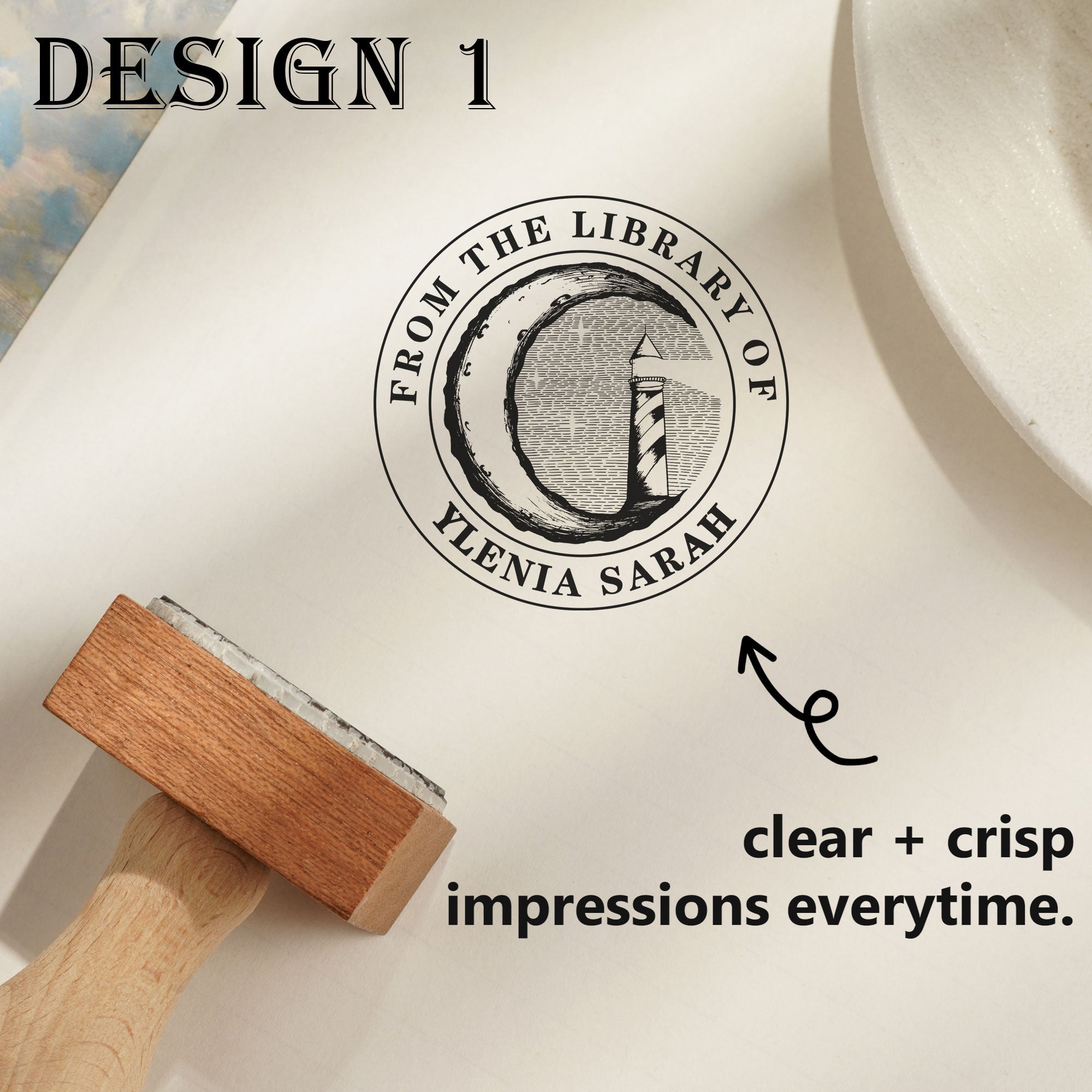 Custom Vintage Invitation Stamp