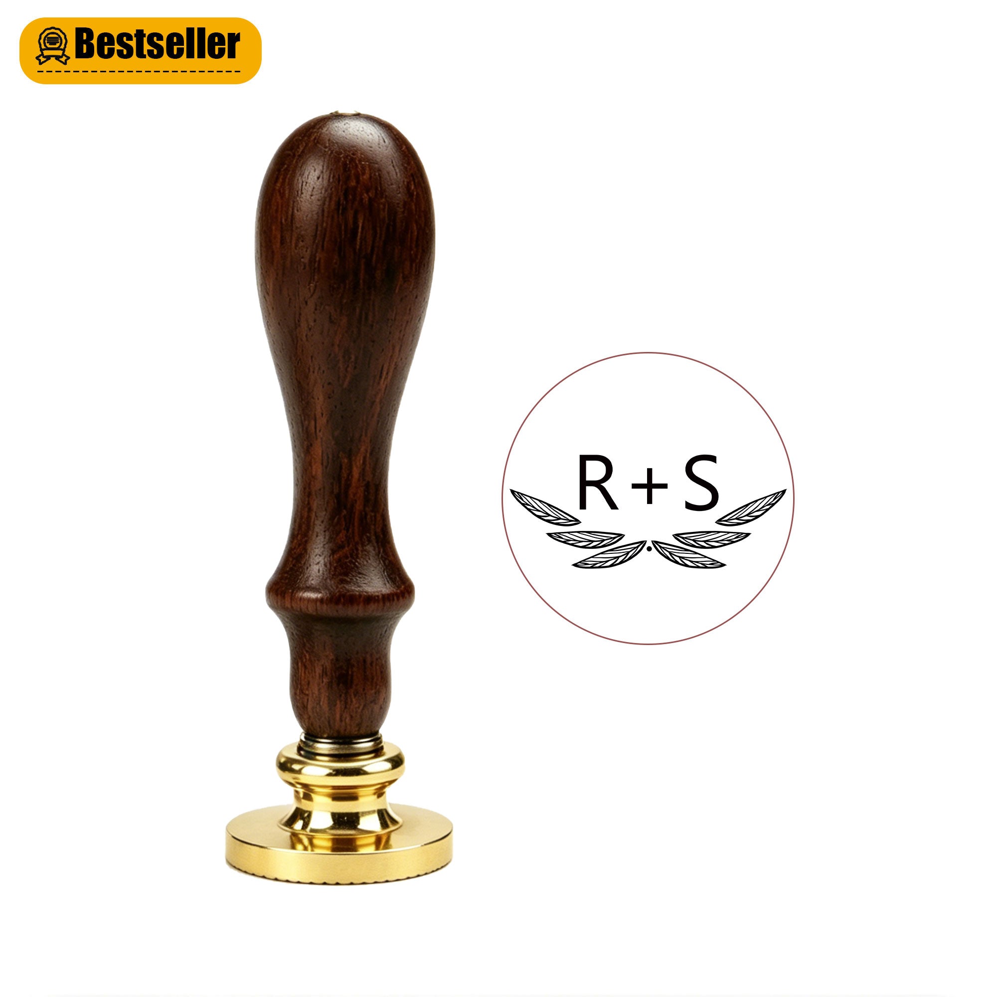 Custom Wax Seal Stamp for Envelopes & Invitations