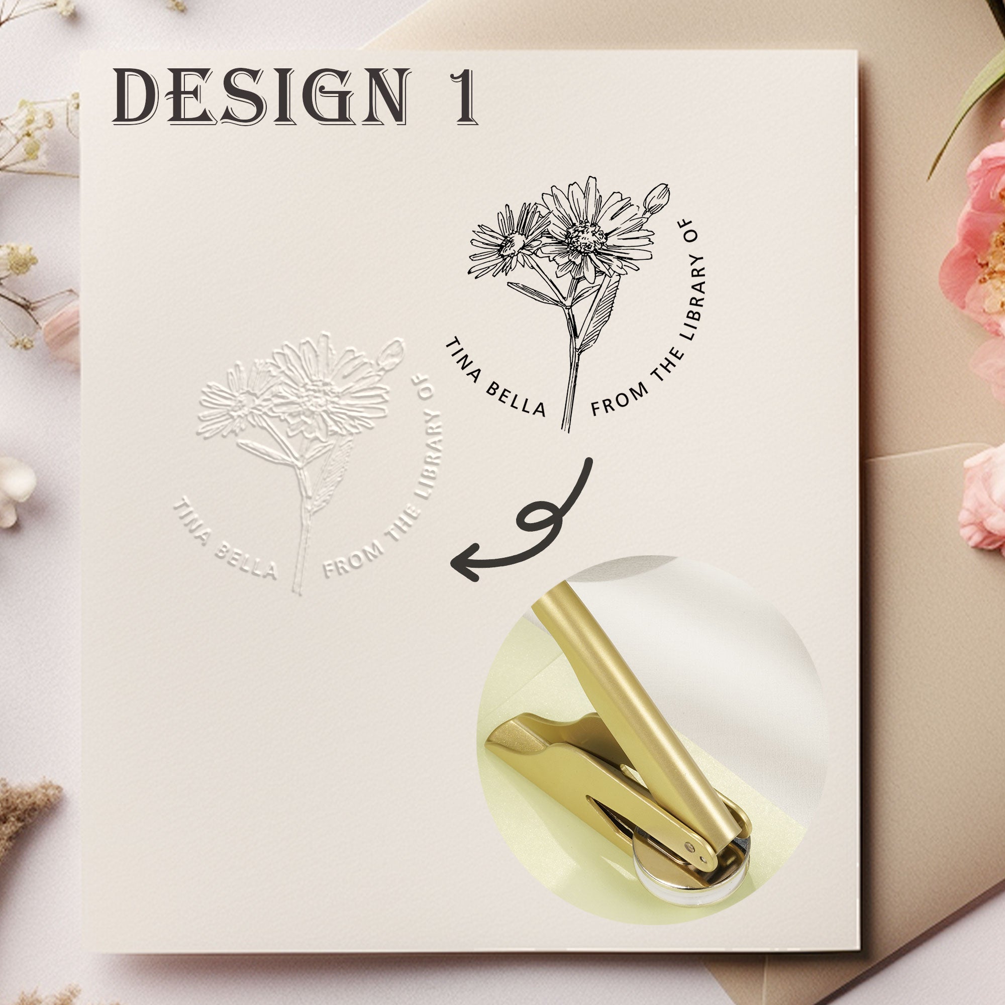 Custom Rustic Book Embosser
