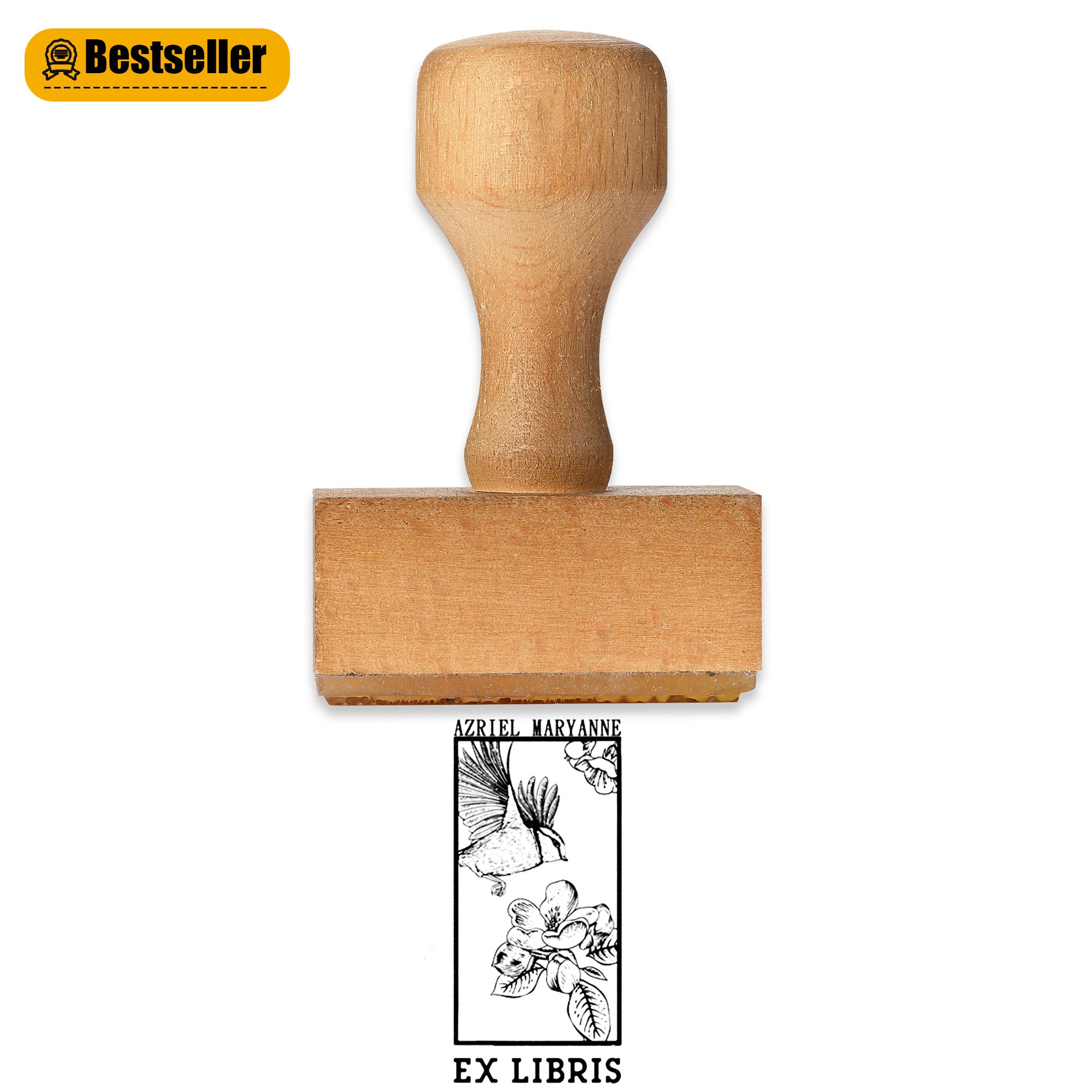 Customized Modern Bookplate Stamp