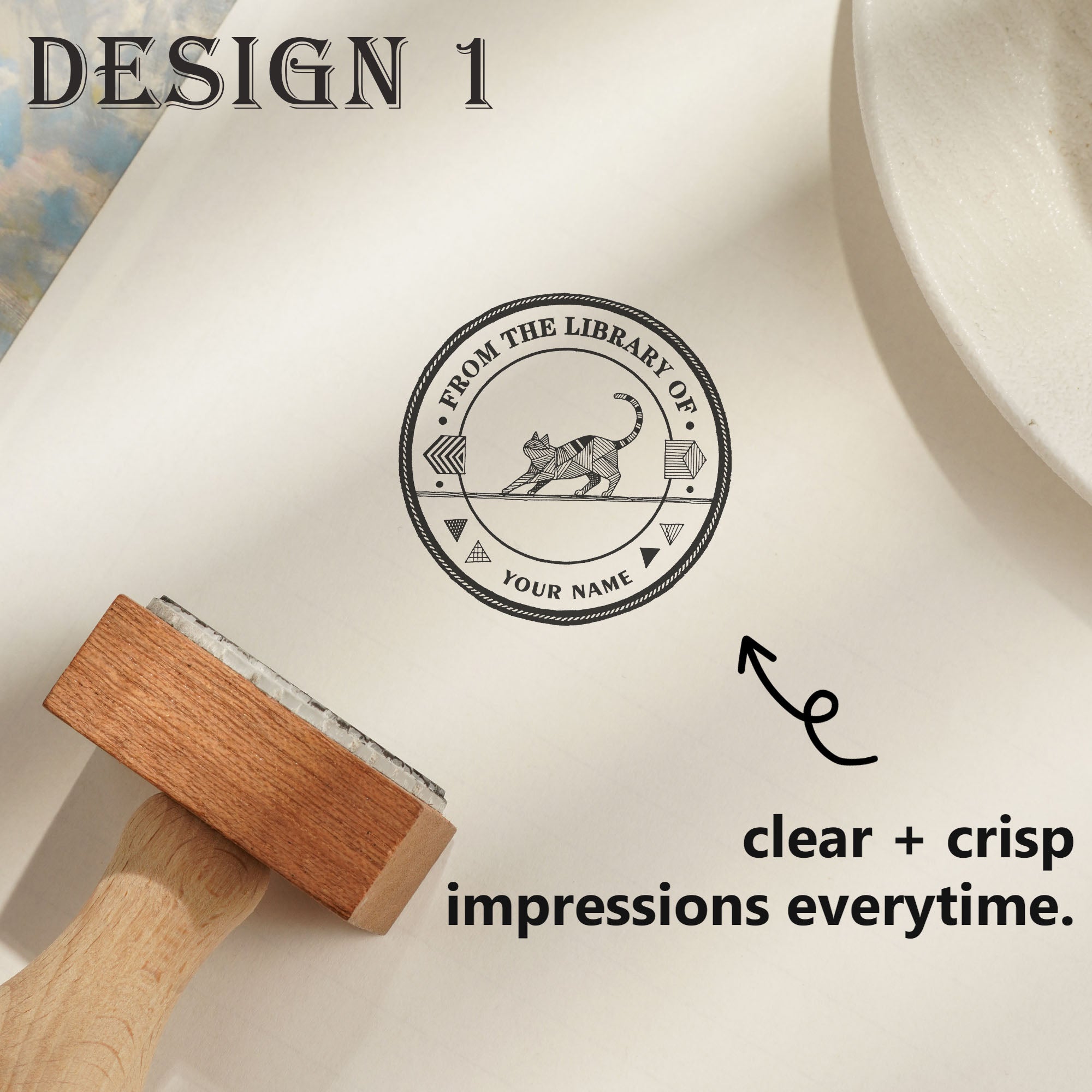 Creative Wooden Decor Stamp