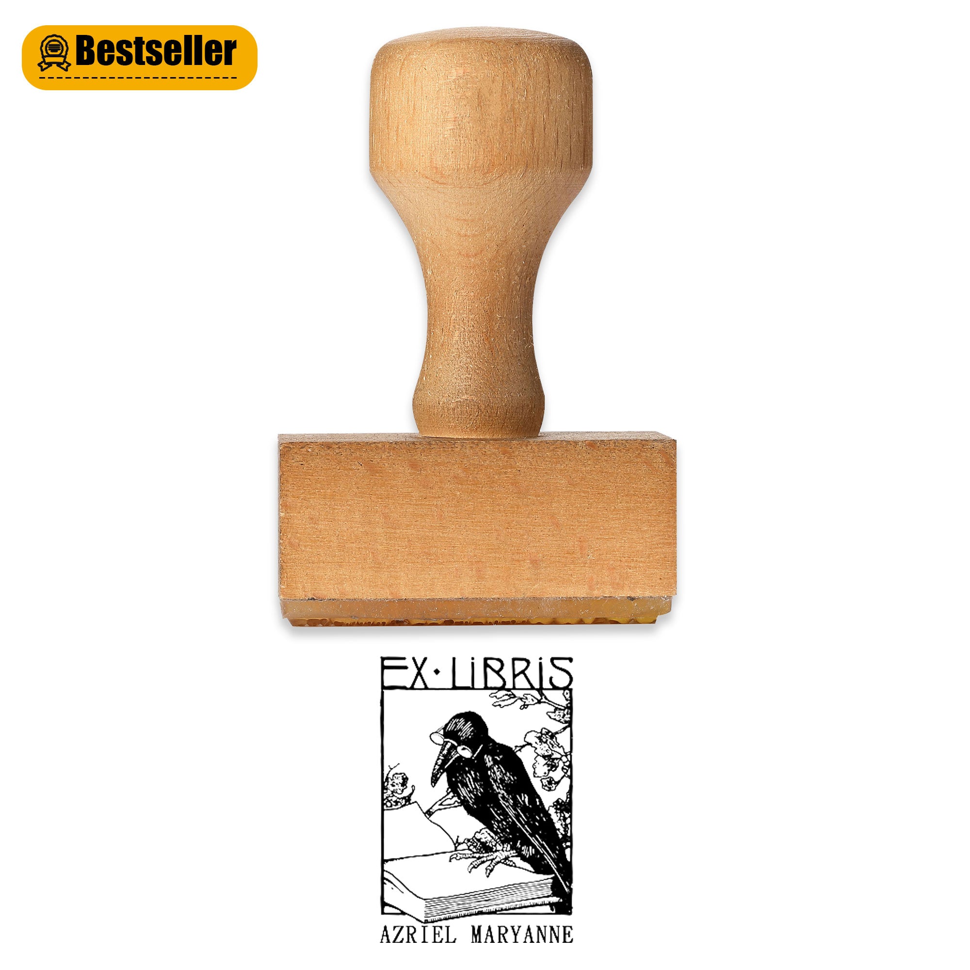 Customized Personal Bookplate Stamp