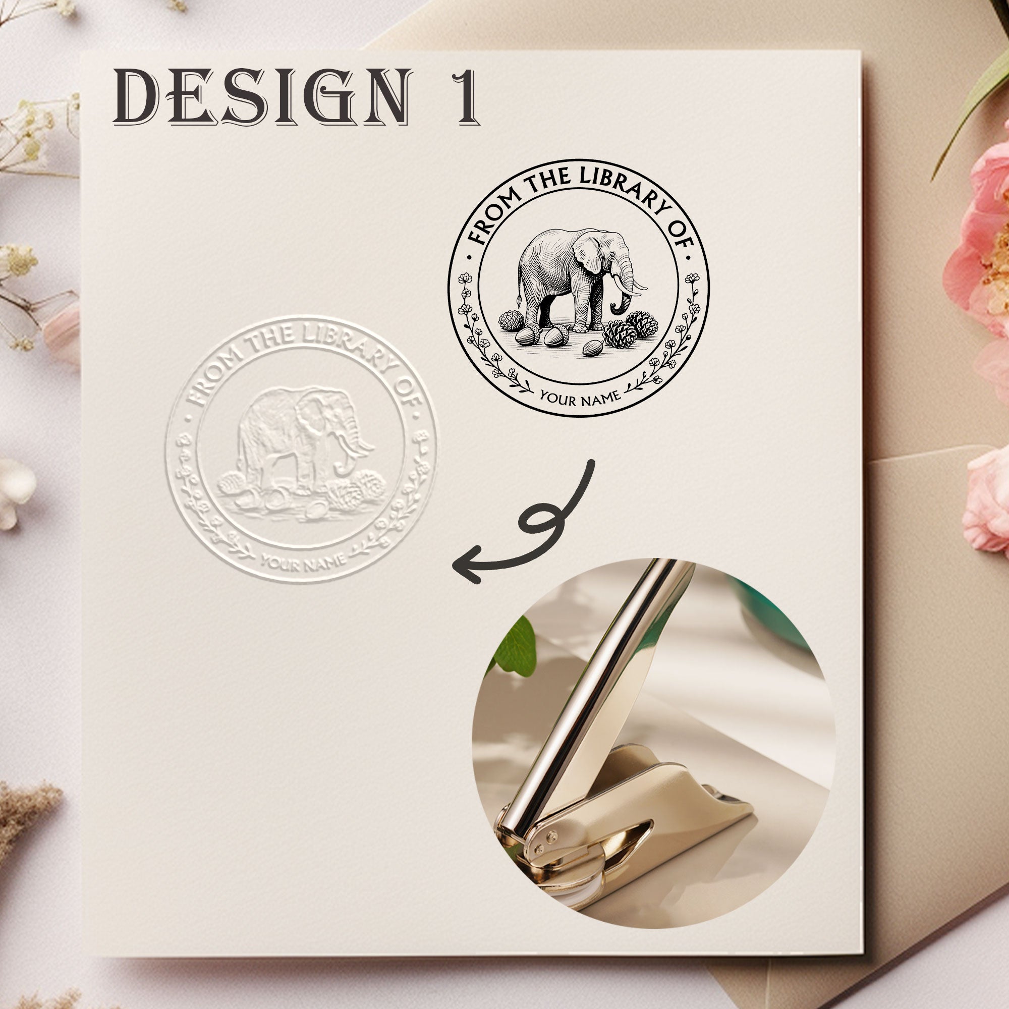 Custom Elegant Paper Embosser