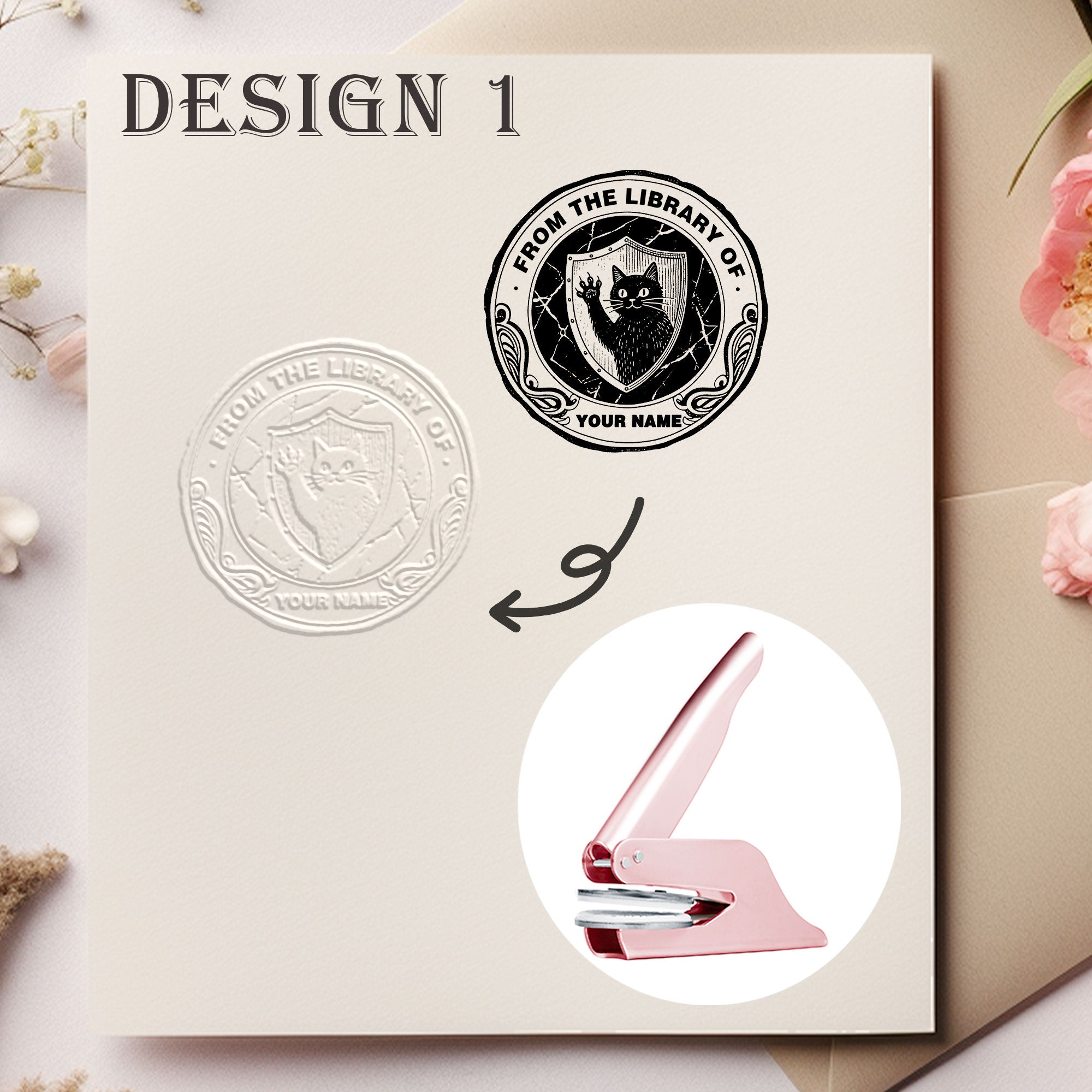 Custom Library Book Embosser