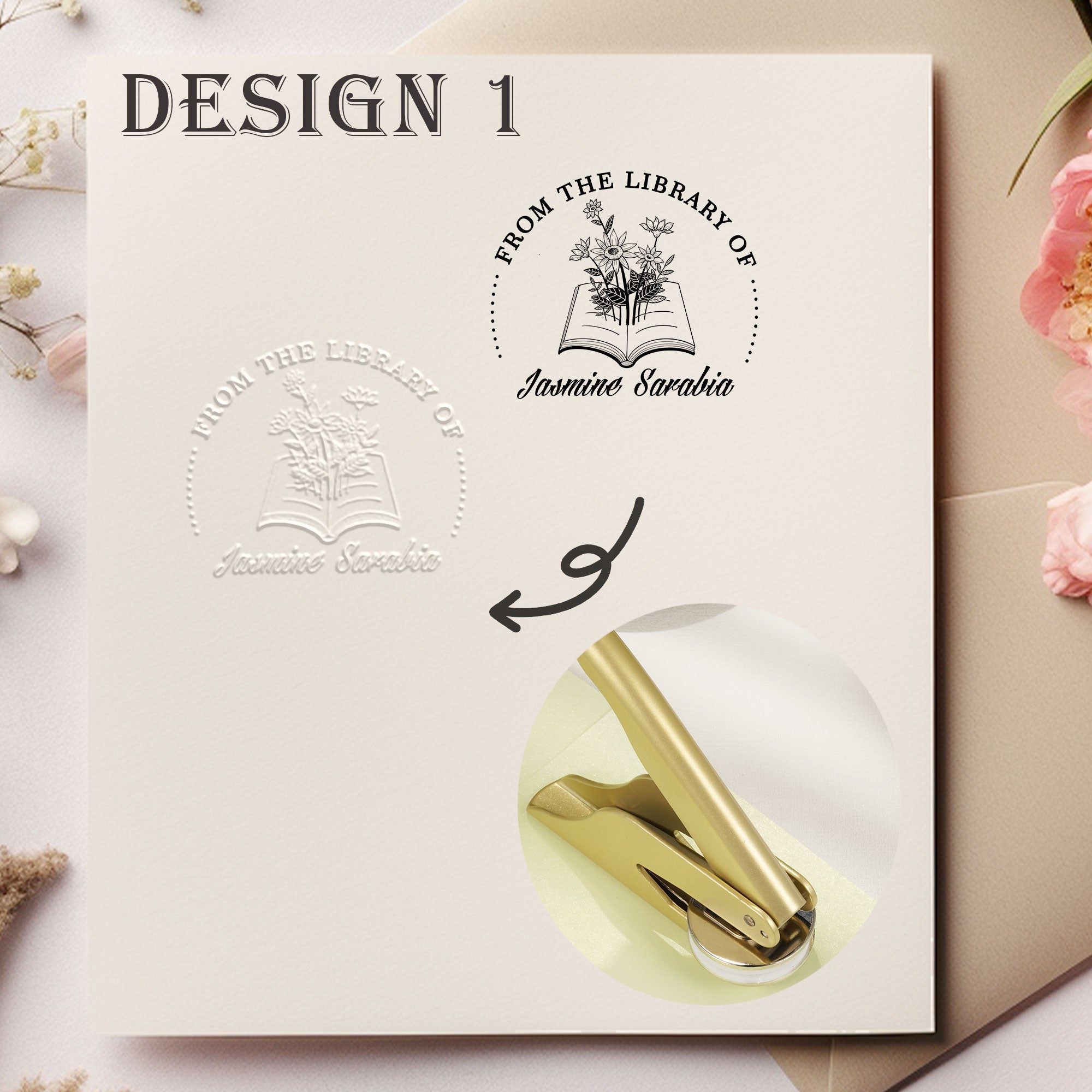 Custom Bookplate Embosser