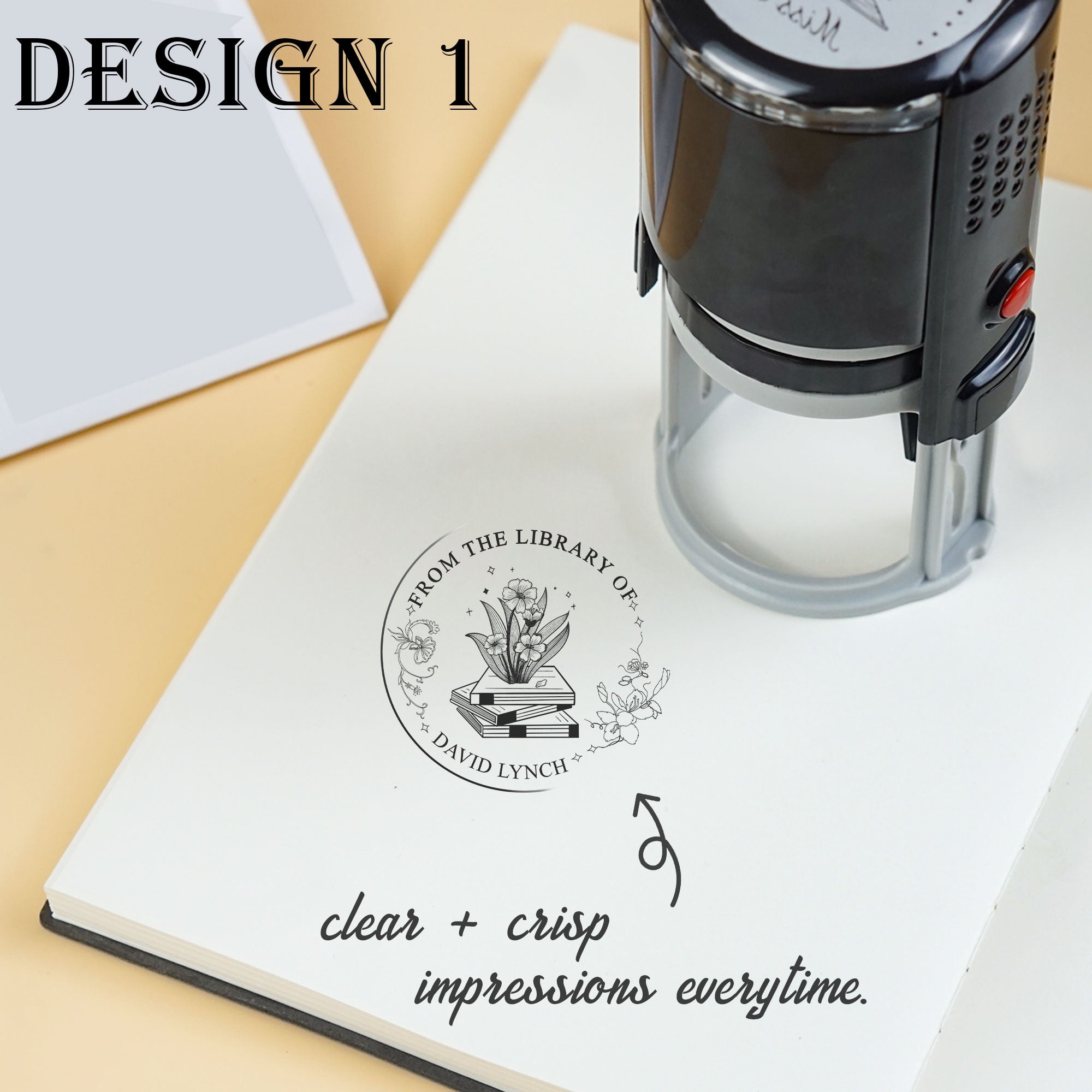 Artistic Self‑inking Stamp