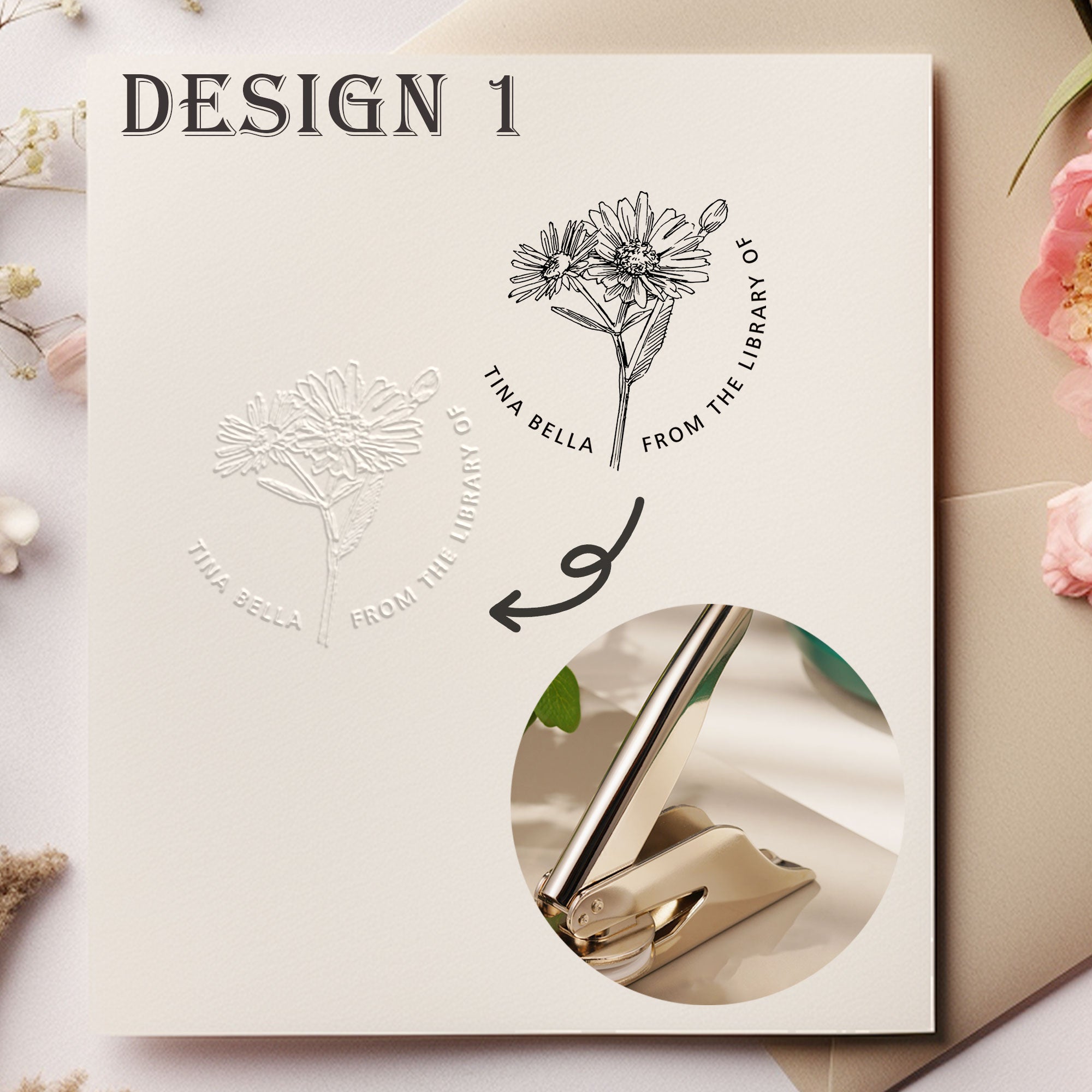 Custom Rustic Book Embosser