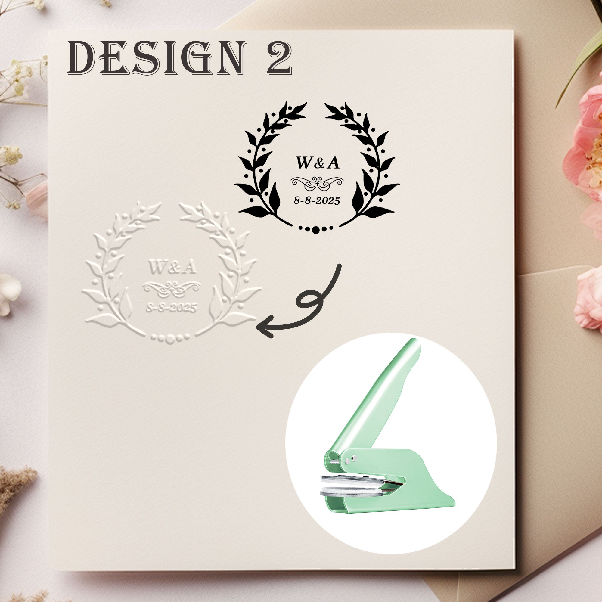 Custom Creative Wedding Embosser