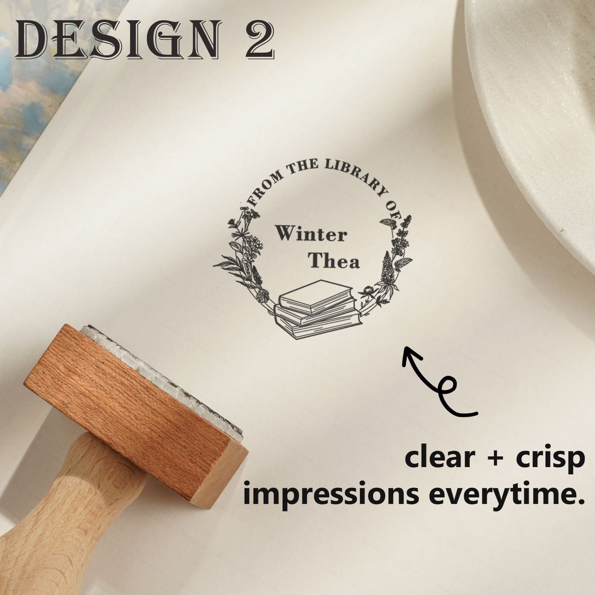 Handmade Decor Wood Stamp
