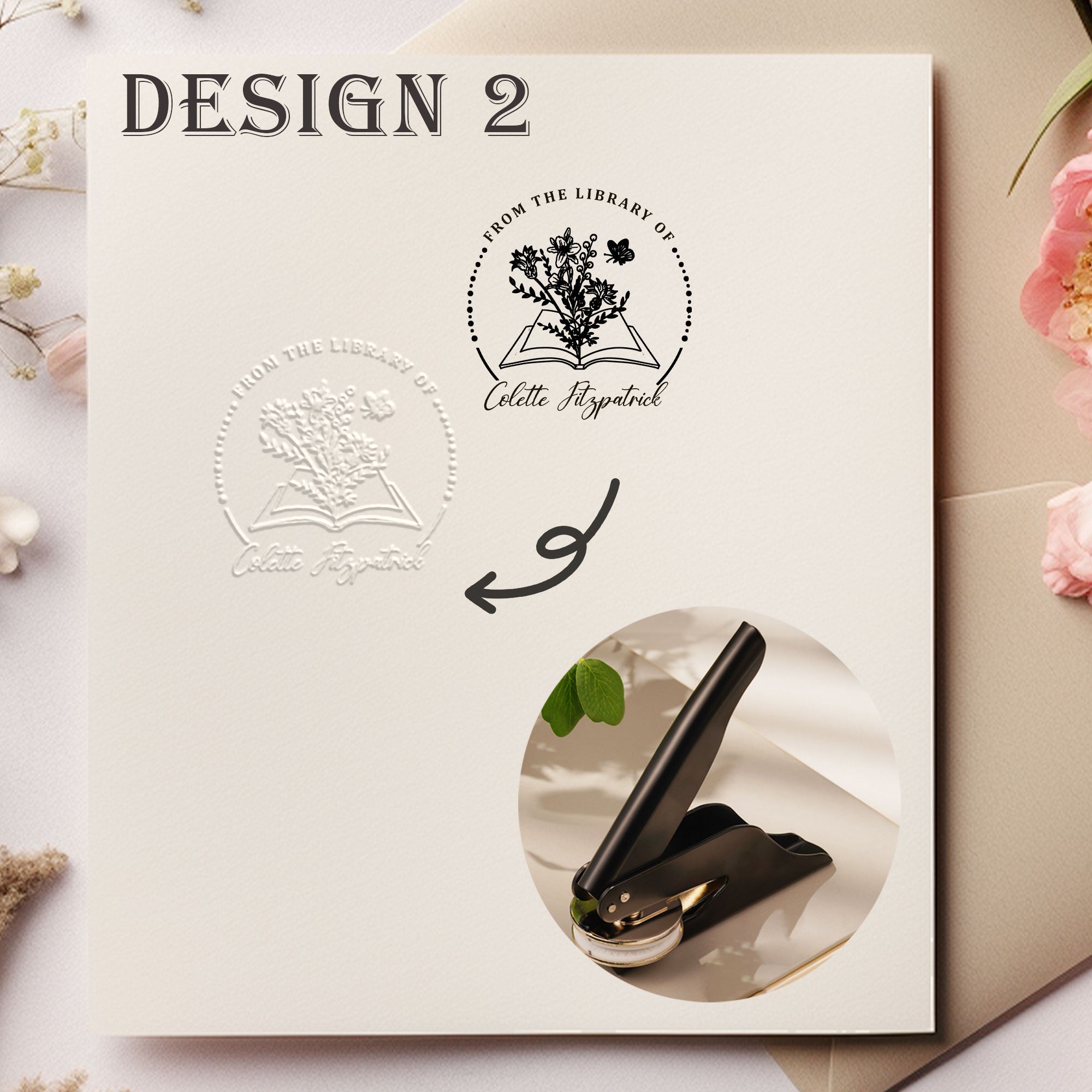 Custom Bookplate Embosser
